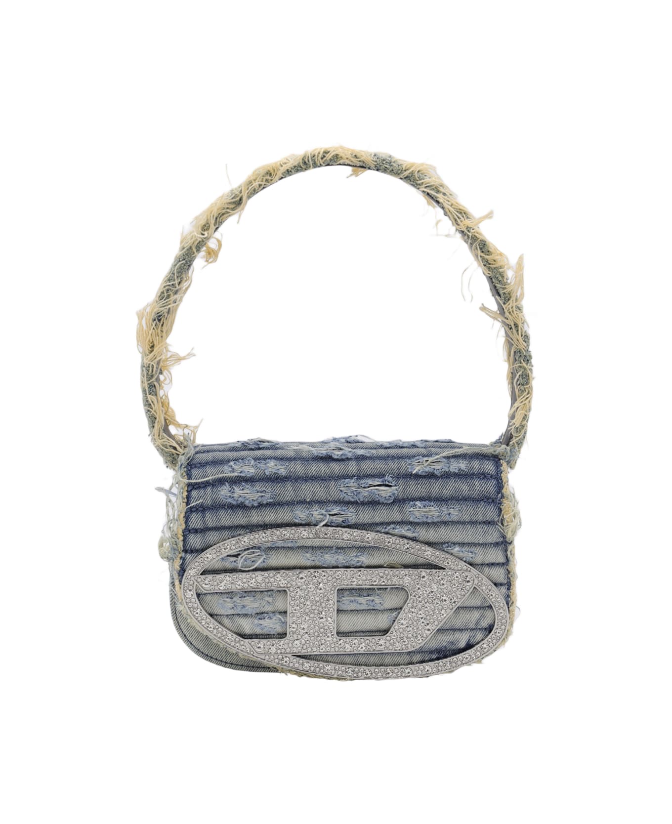 Diesel Denim Leather D Shoulder Bag - H8457