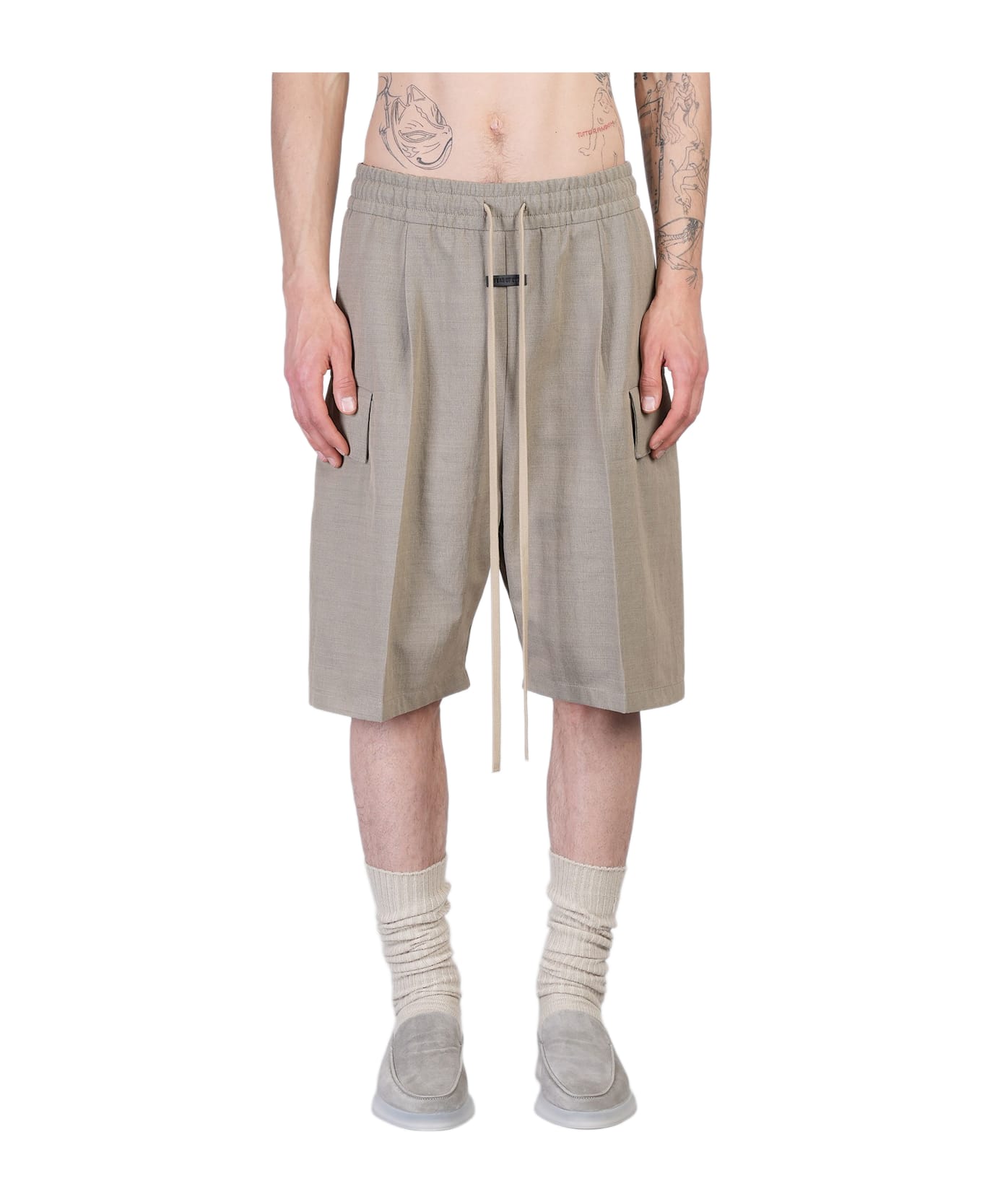 Fear of God Shorts In Beige Polyamide - beige