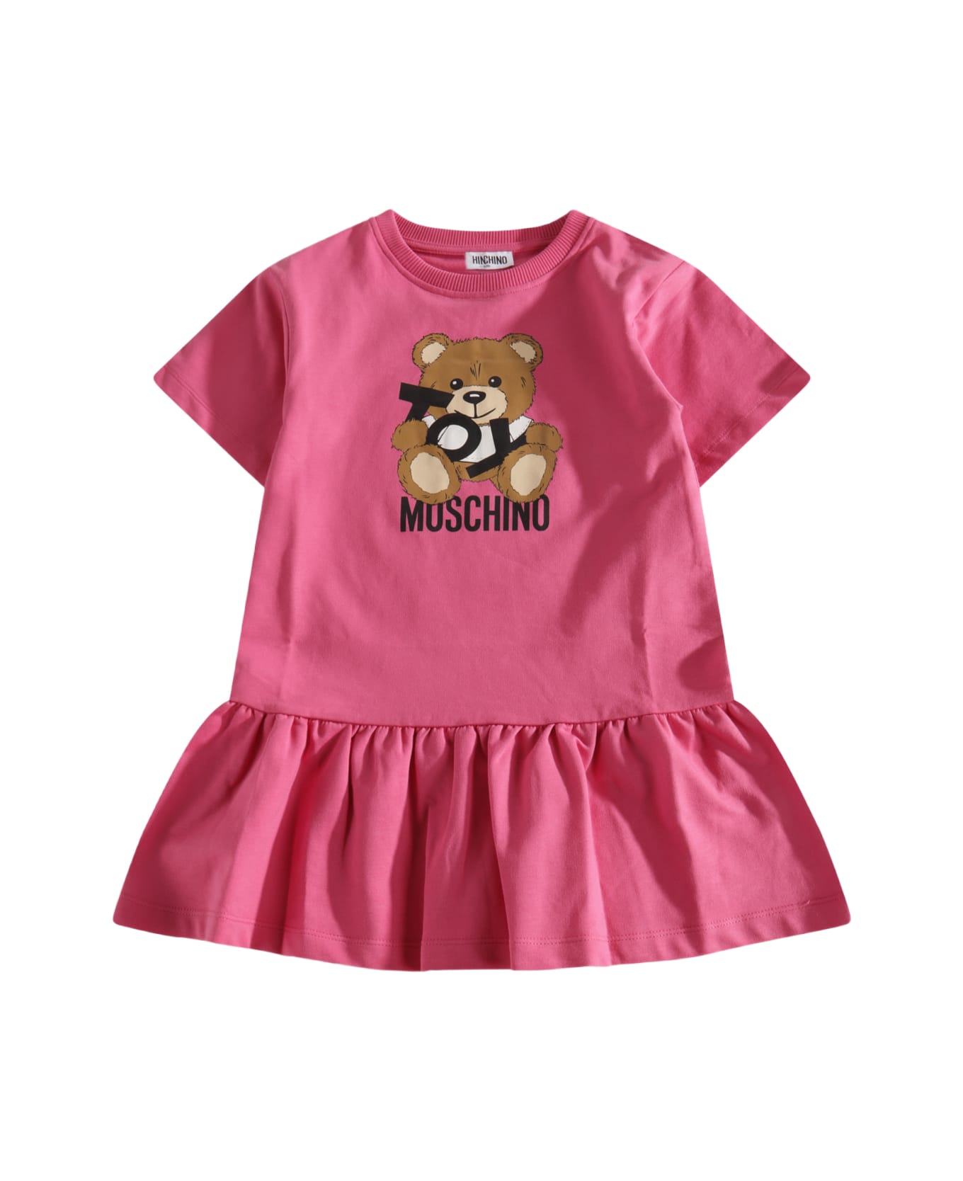 Moschino Pink Cotton Dress - AZALEA PINK