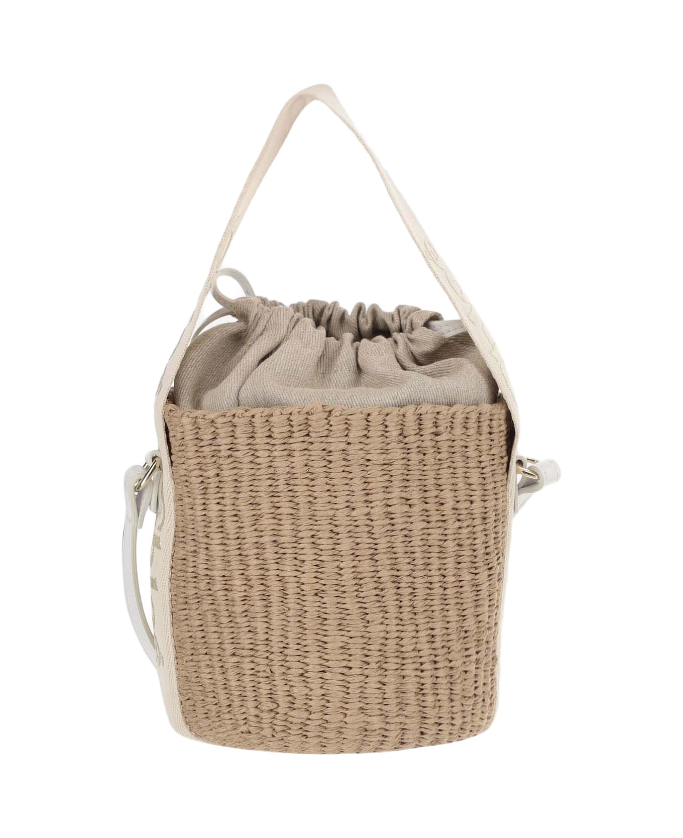 Chloé Woody Basket Bag - Beige