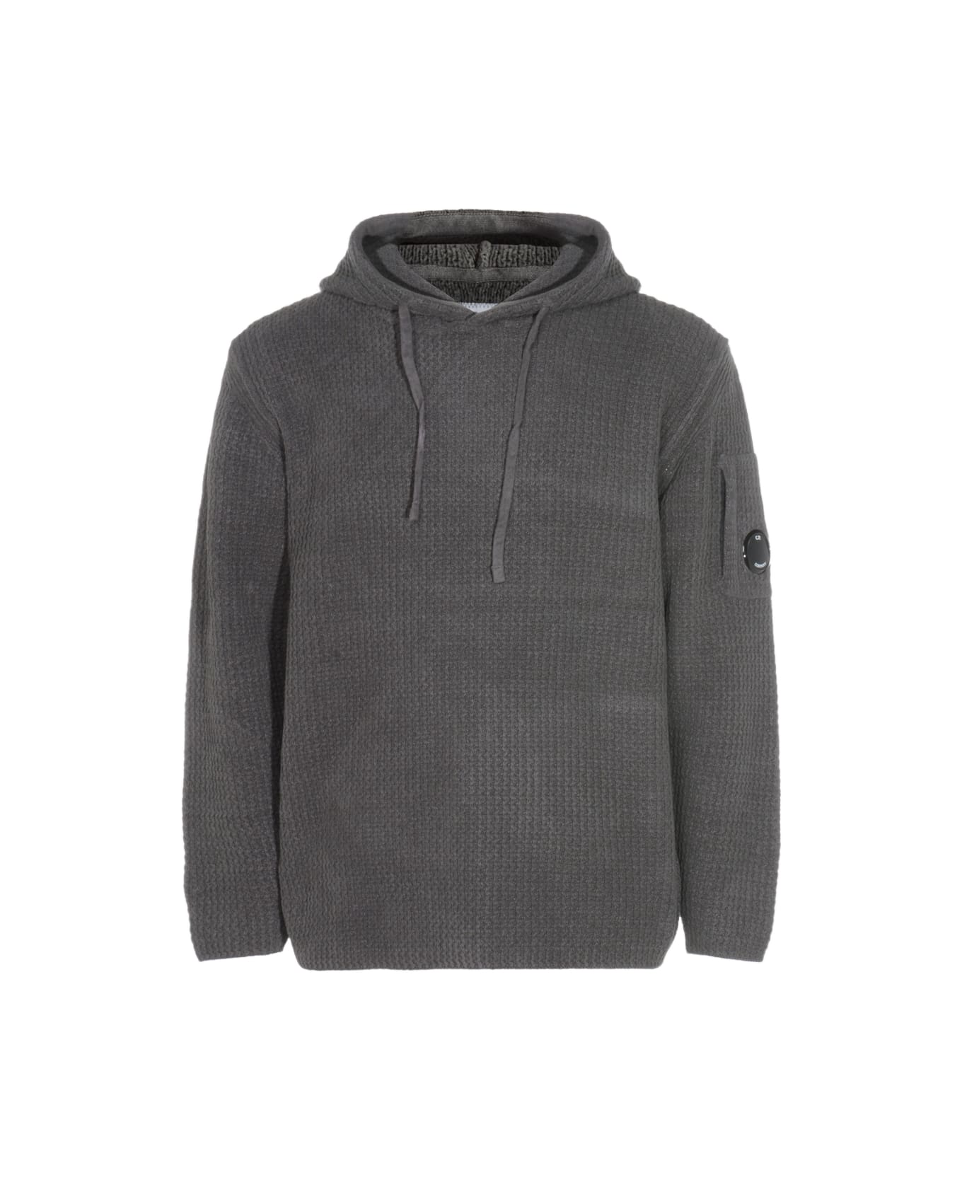 C.P. Company Dark Grey Cotton Knitwear - DARK SHADOW
