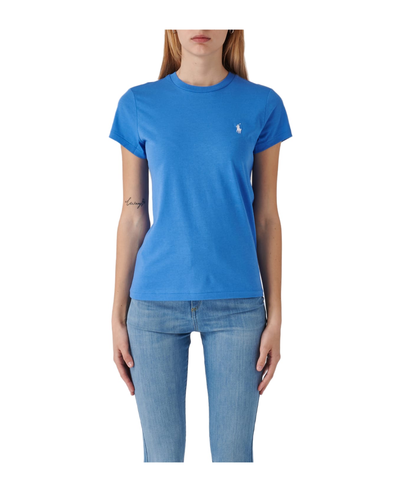 Polo Ralph Lauren Cotton T-shirt - COBALTO