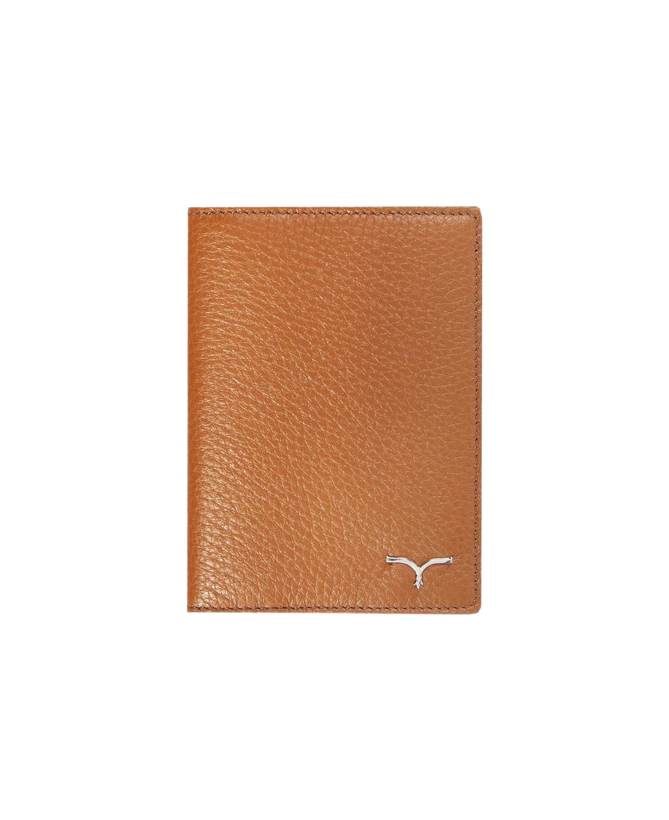 Larusmiani Passport Cover 'fiumicino' Wallet - Sienna 財布