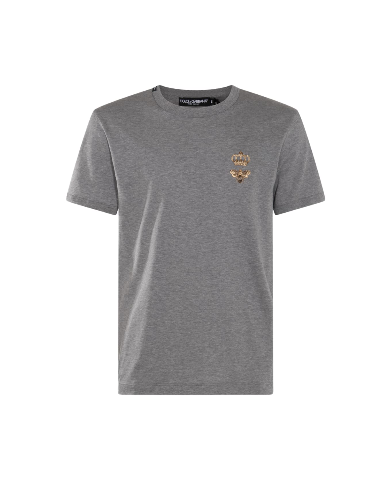 Dolce & Gabbana Cotton T-shirt - MELANGE GRIGI シャツ