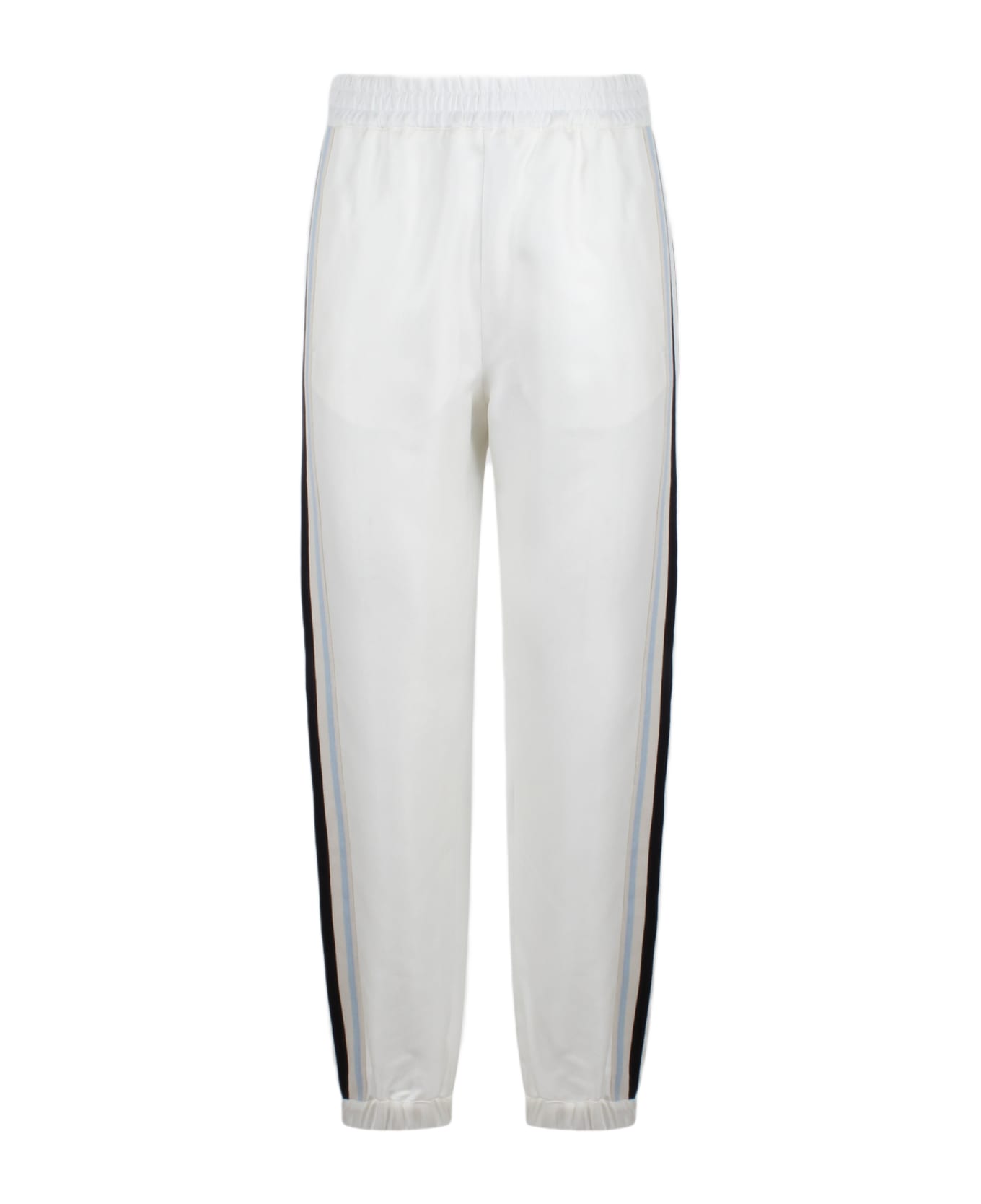 Moncler Twill Jogging Trousers - White