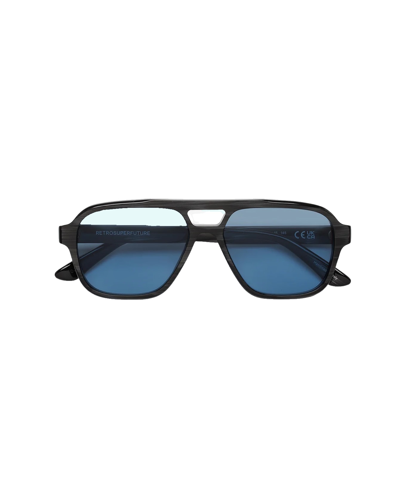 RETROSUPERFUTURE Maneval Black Cat Azure Sunglasses - Nero