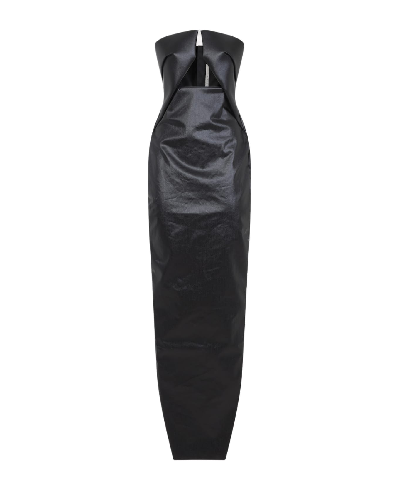 Rick Owens Hollywood Cut-out Prong Gown - Black