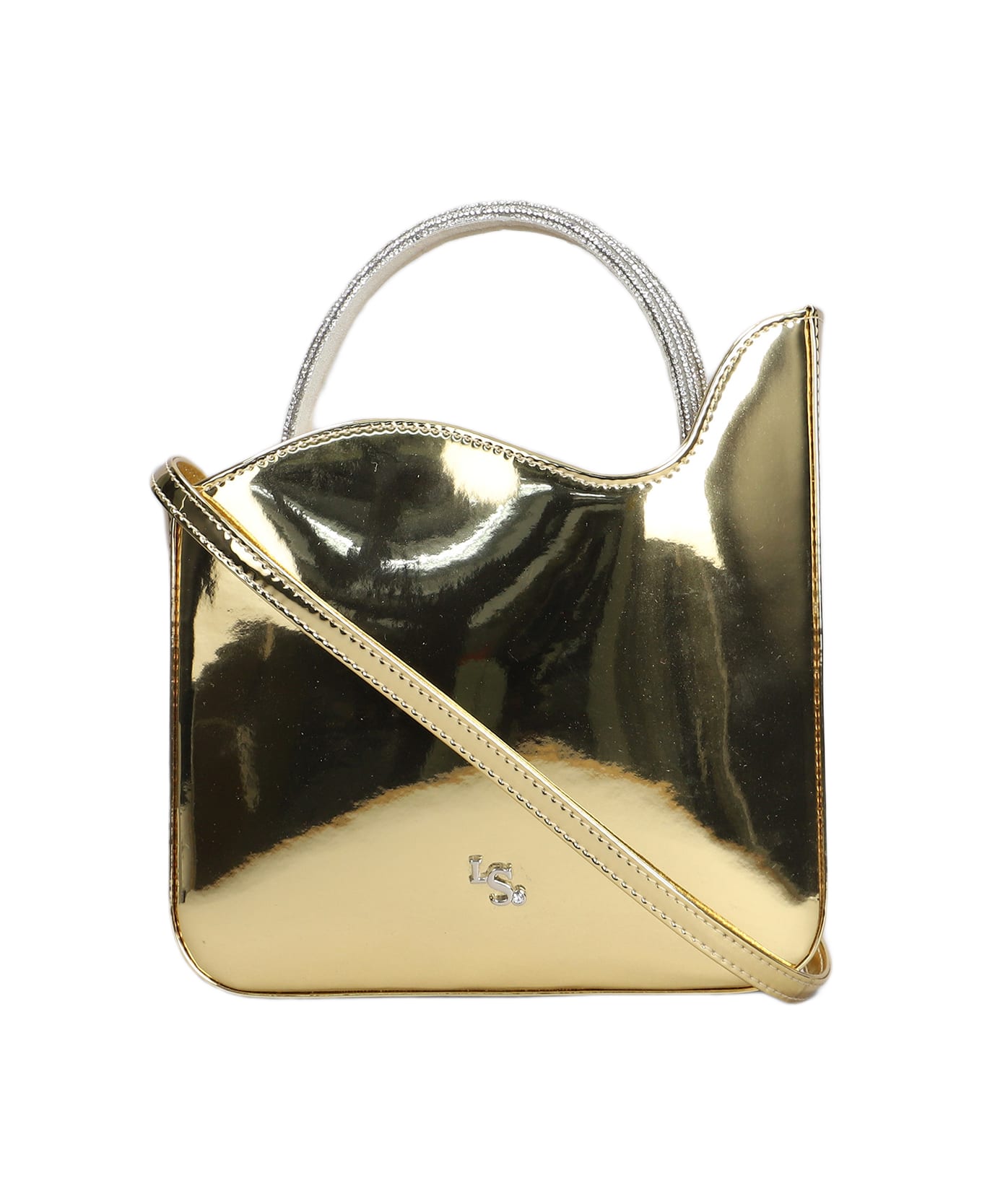 Le Silla Ivy Shoulder Bag In Gold Leather - gold