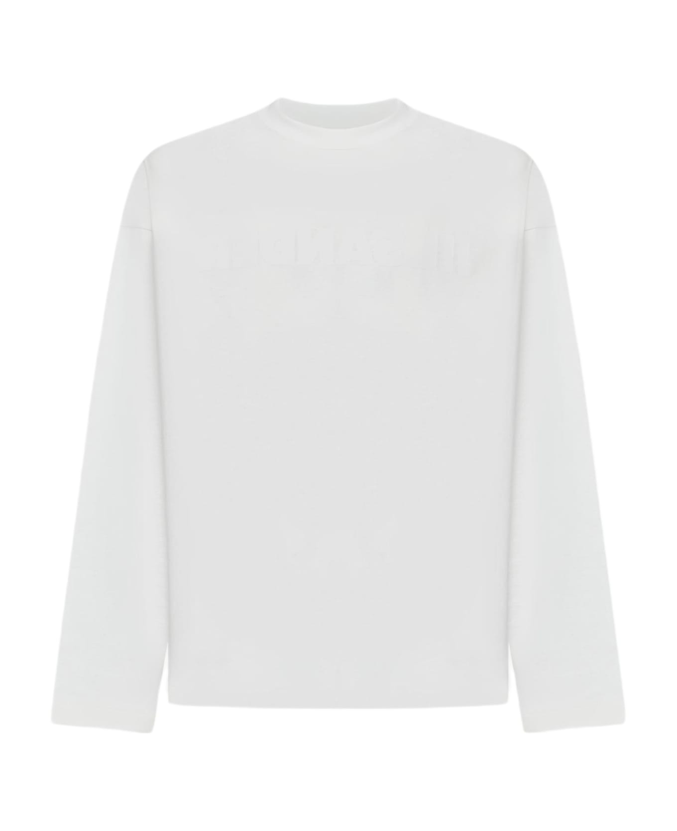 Jil Sander Logo Cotton T-shirt - PORCELAIN