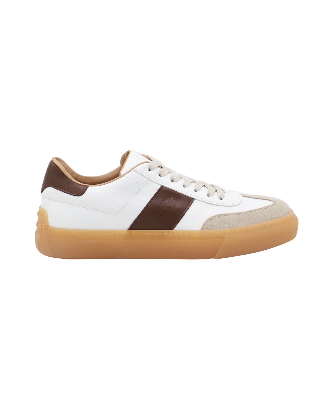 Tods leather sneakers store