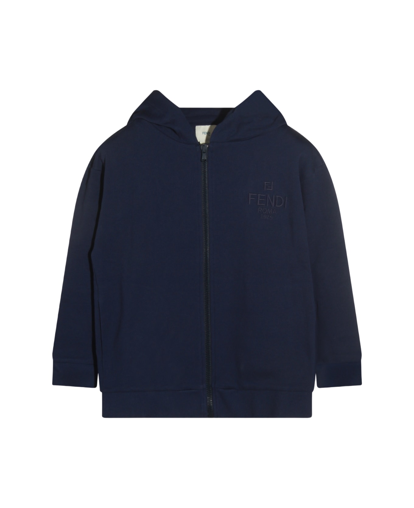 Fendi Dark Blue Cotton Sweatshirt - YALE