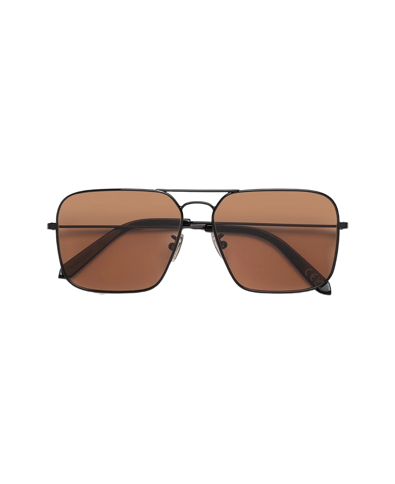 RETROSUPERFUTURE Iggy 2.0 Brown Brown Black Sunglasses - Nero