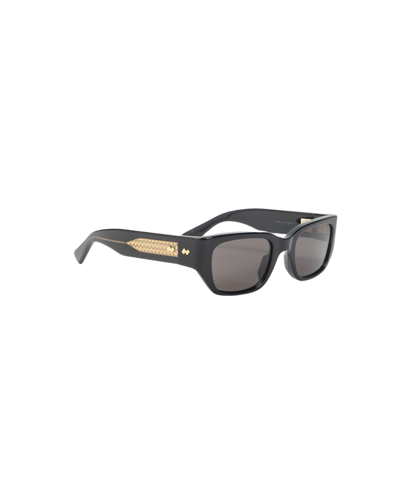 Bottega Veneta Sunglasses - Black Black Grey