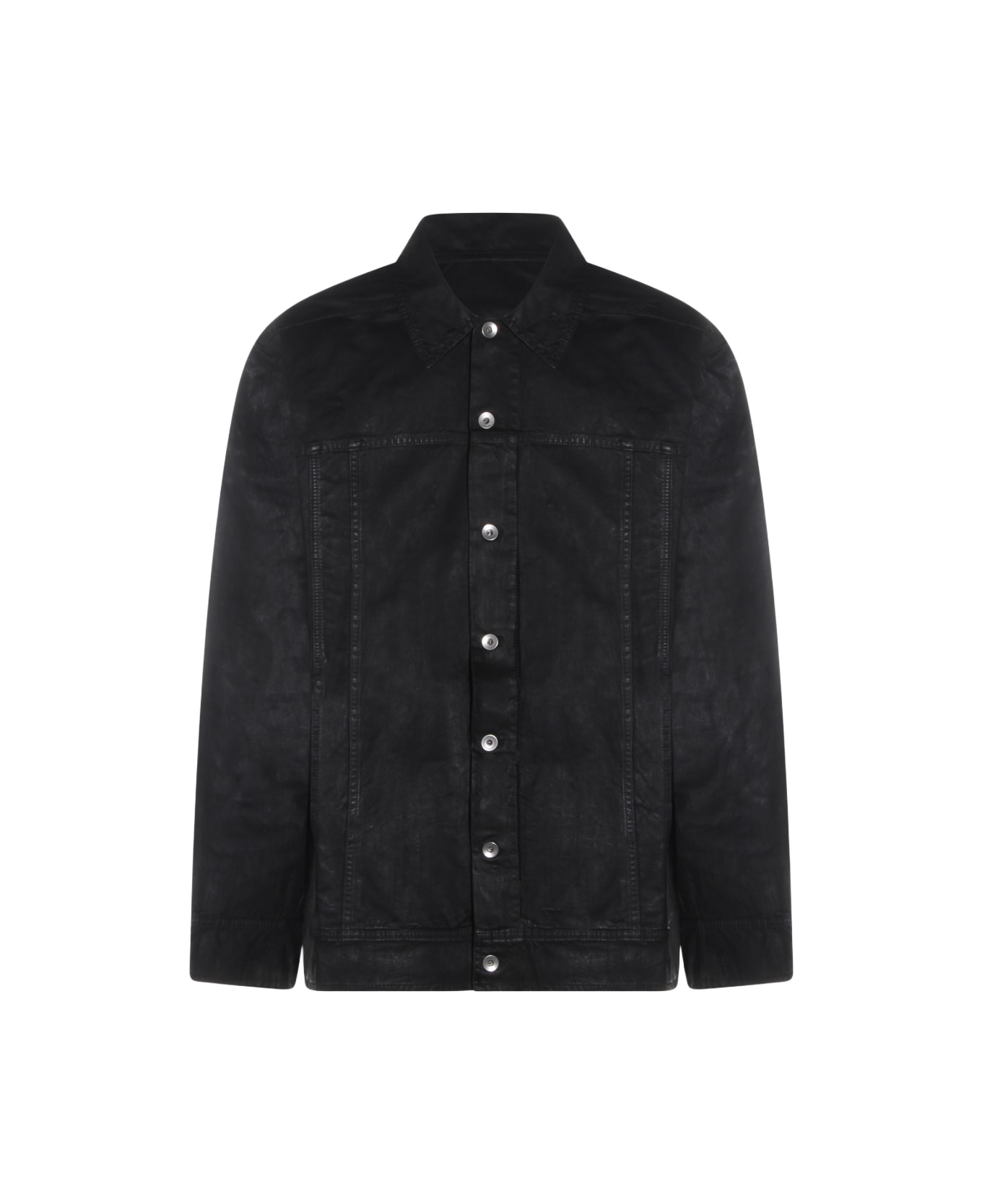 DRKSHDW Black Jumbo Denim Jacket - Black