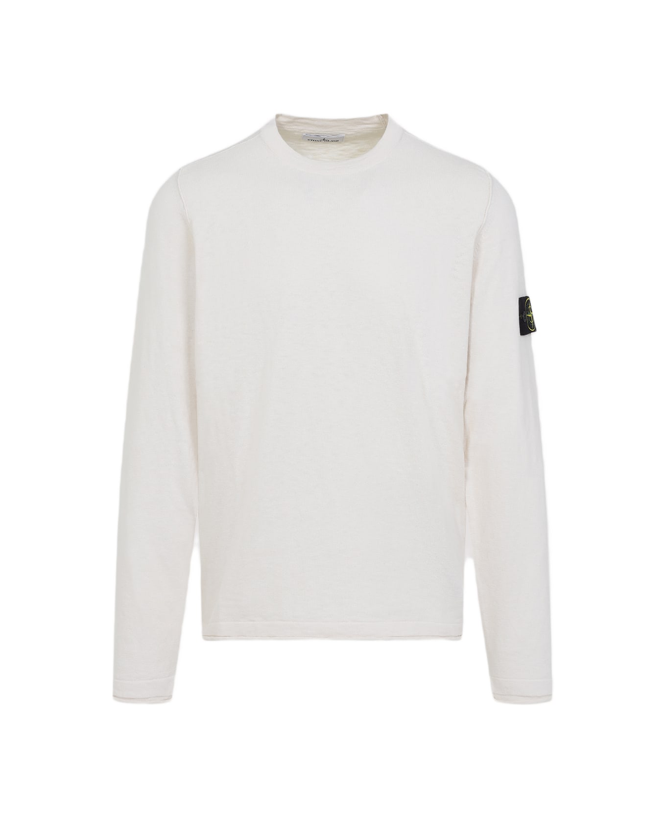 Stone Island Crew Neck Pullover - White