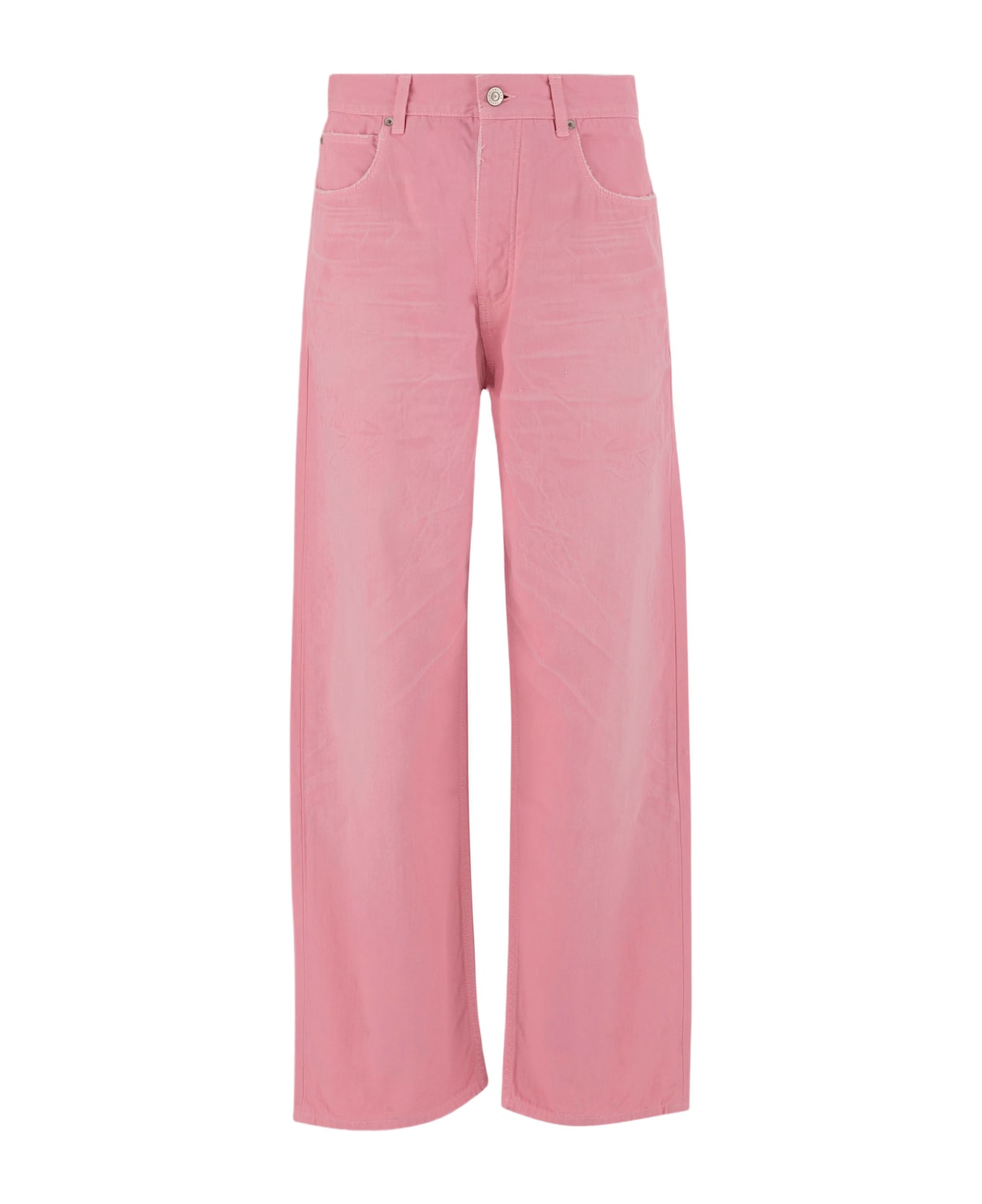 Balenciaga Cotton Denim Jeans - Pink
