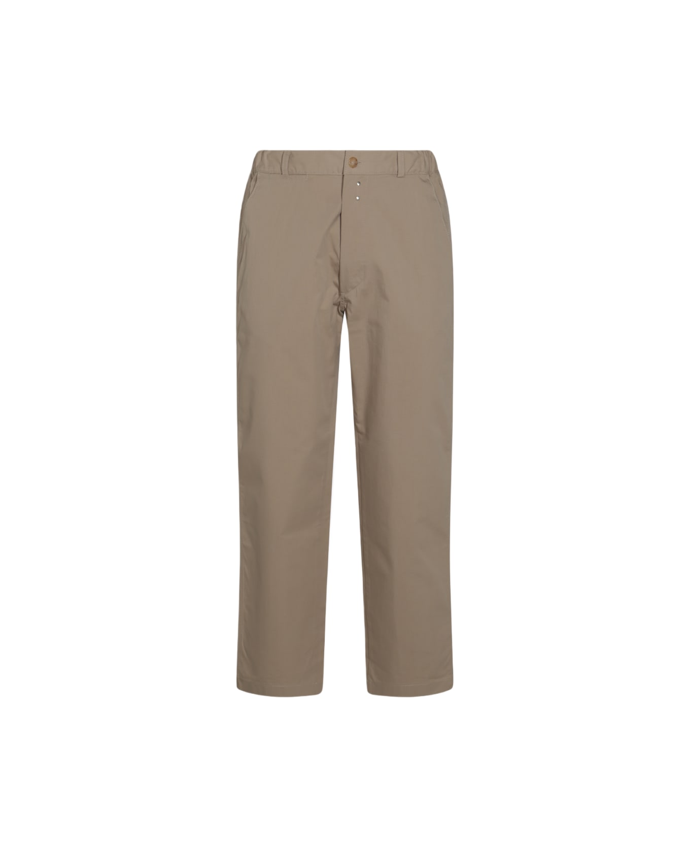 Moschino Beige Cotton Pants - Beige