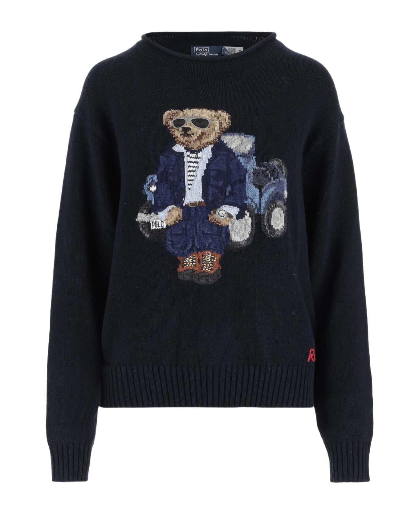 Polo Ralph Lauren Cotton Polo Bear Sweater - Blue ニットウェア
