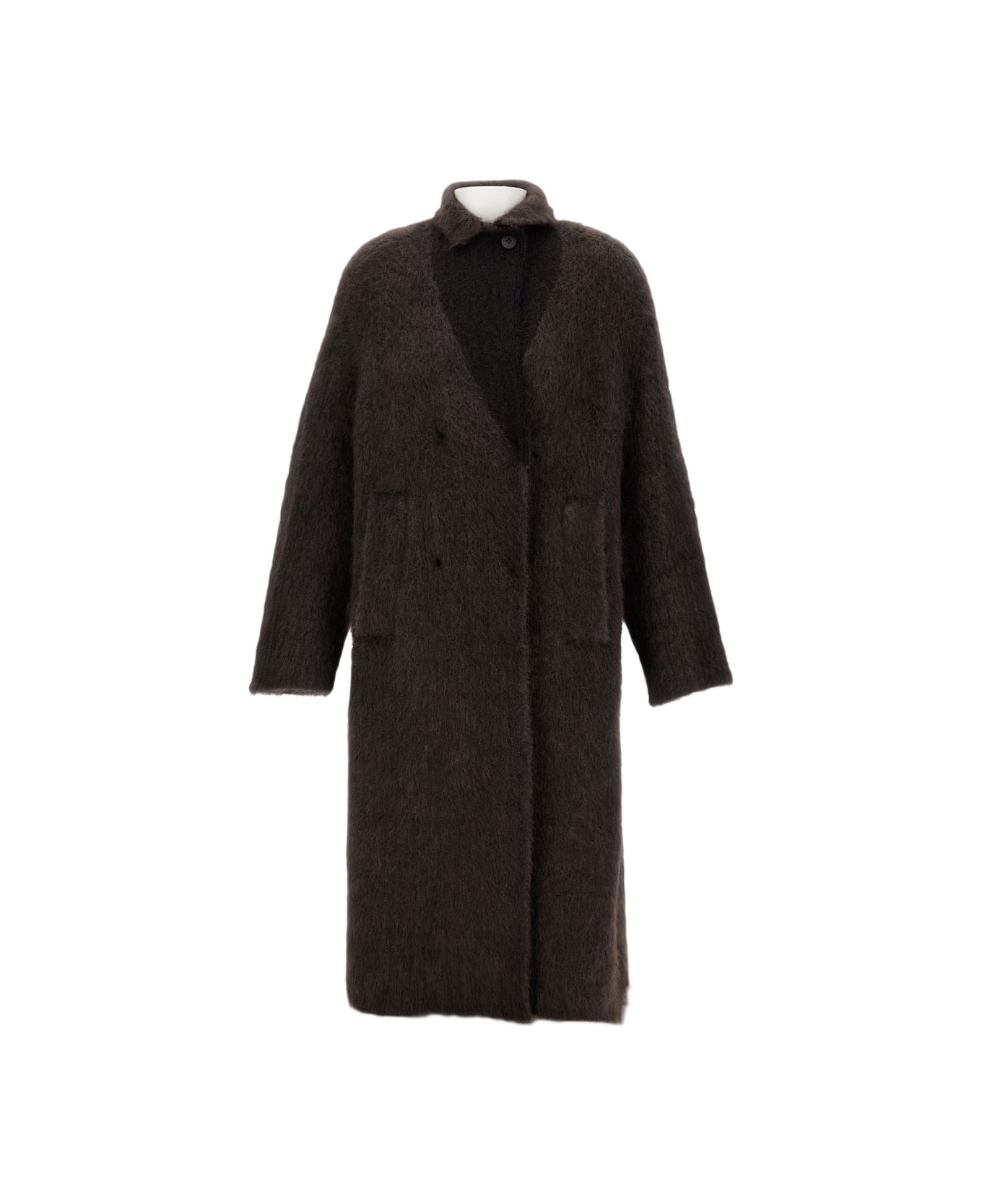 Boboutic Double-breasted Coat - Brown