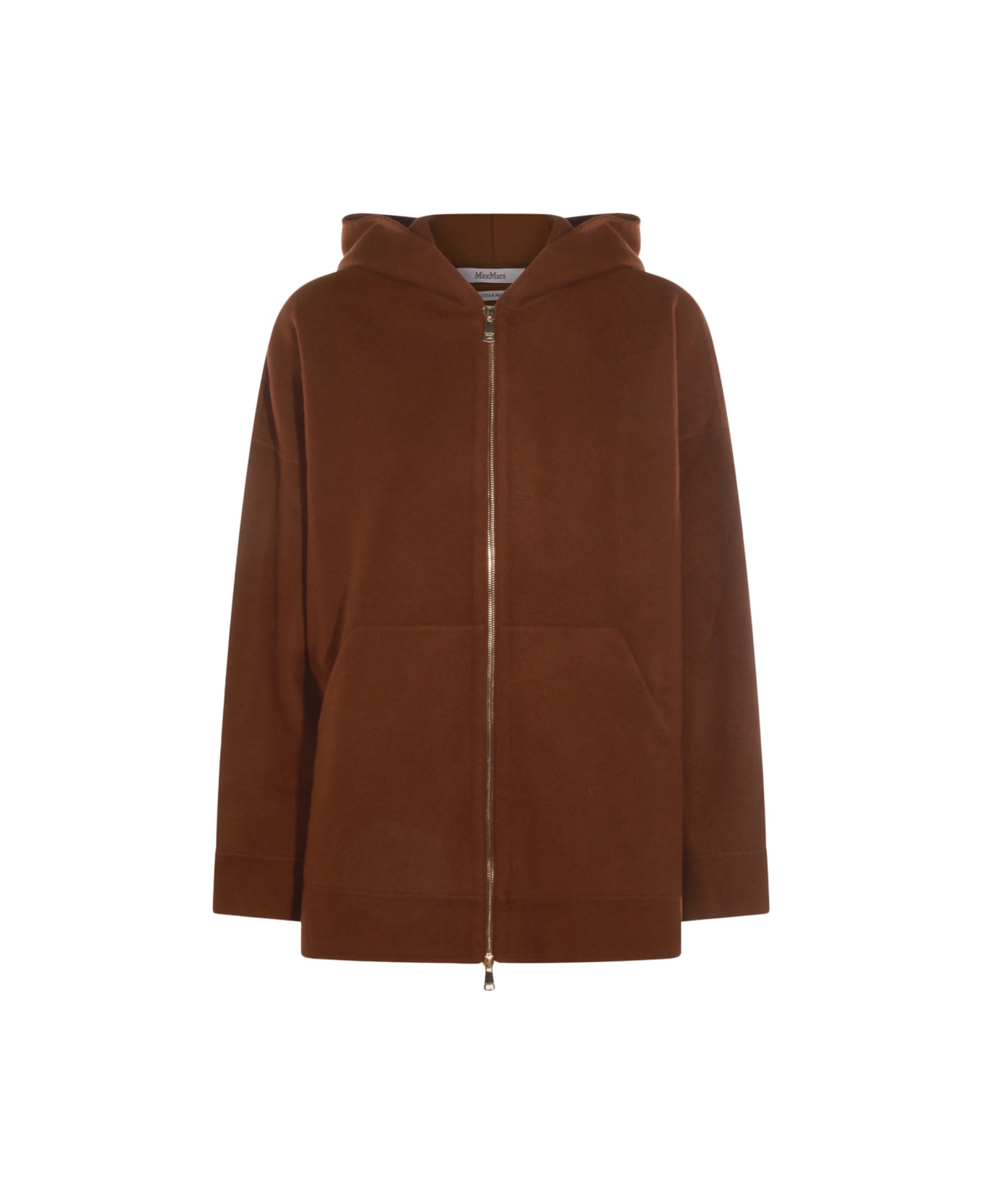 Max Mara Brown Wool Etuania Sweatshirt - Grey