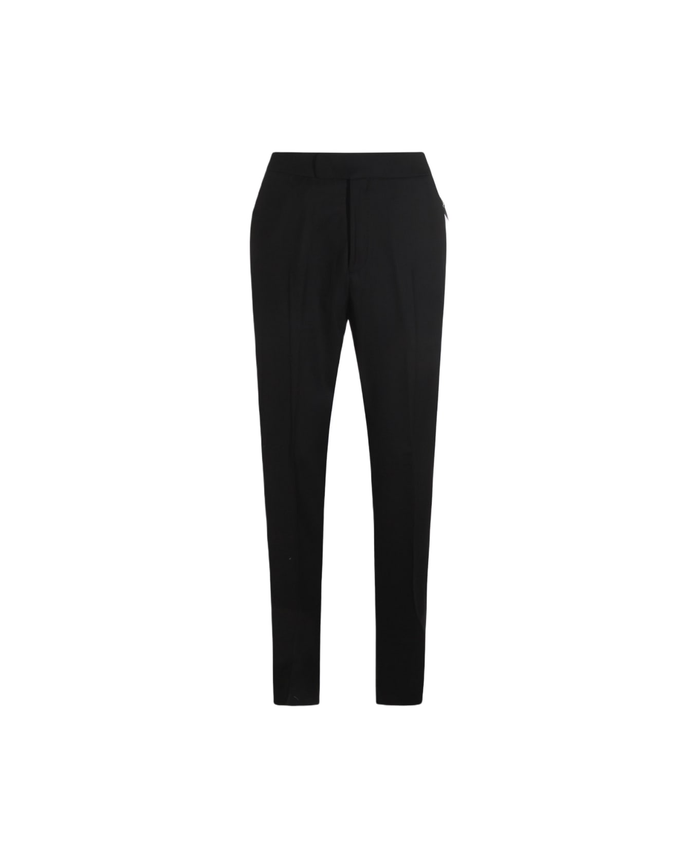 Berluti Black Wool Pants - Black
