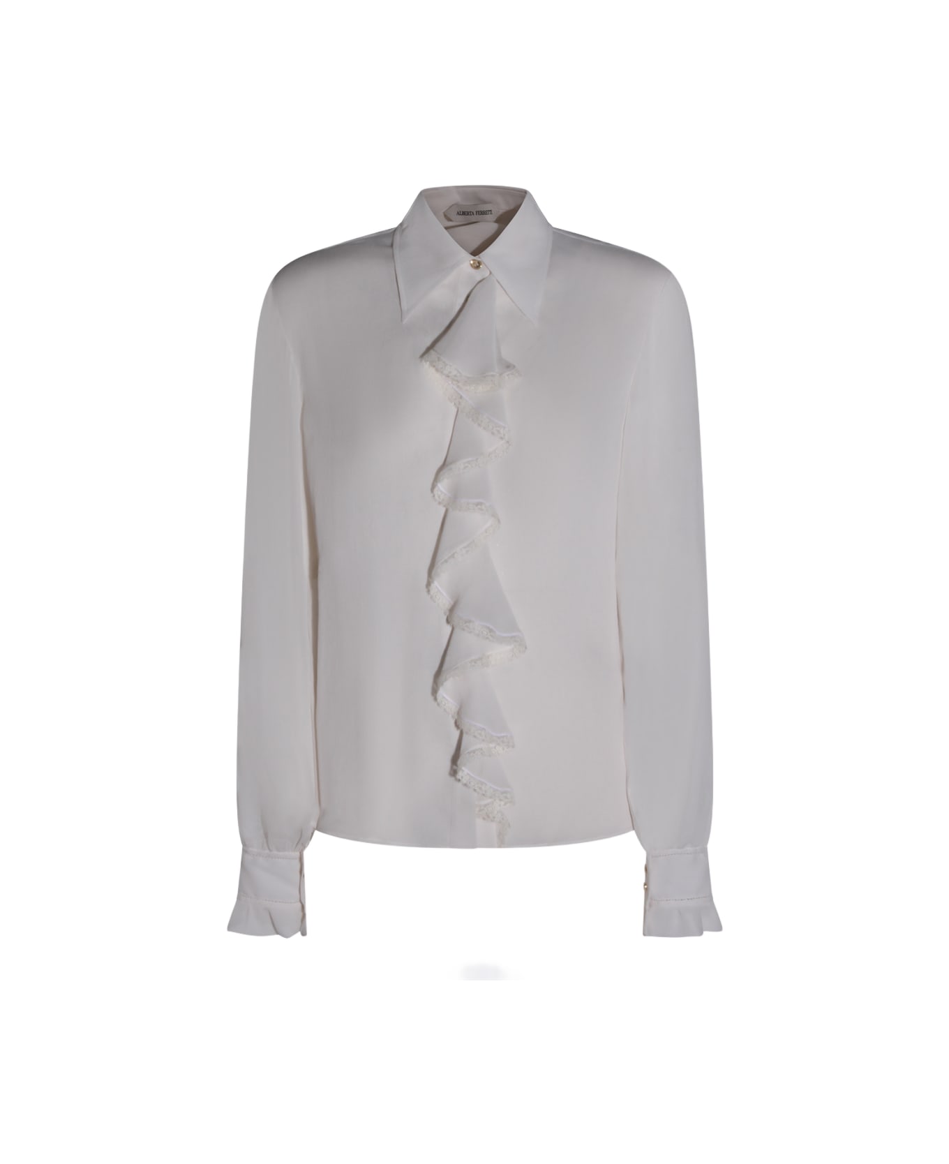 Alberta Ferretti White Shirt - Ivory