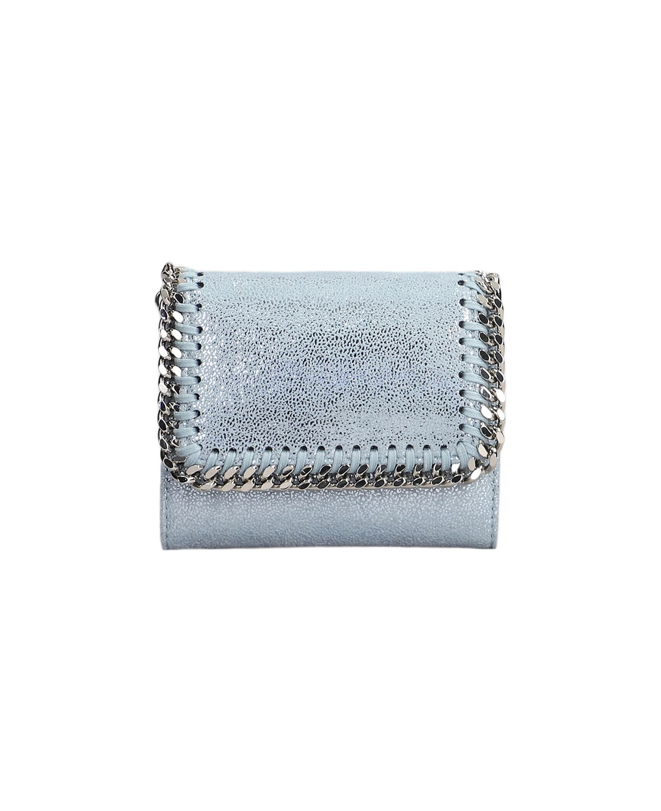 Stella McCartney Wallet In Cyan Polyester - cyan