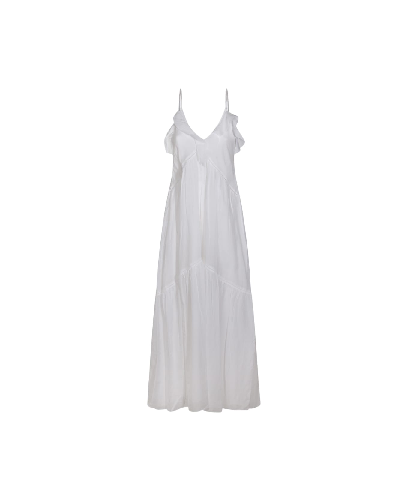 Marant Étoile White Cotton Dress - White