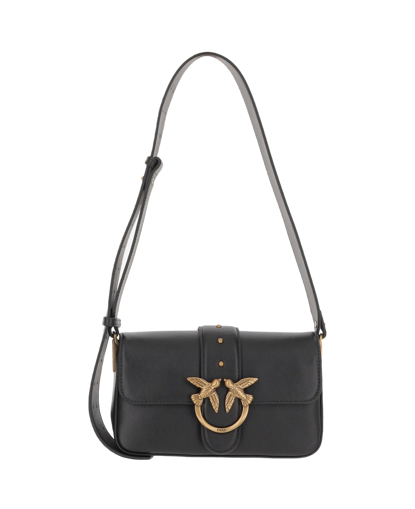 Pinko Love One Mini Shoulder Bag - Black