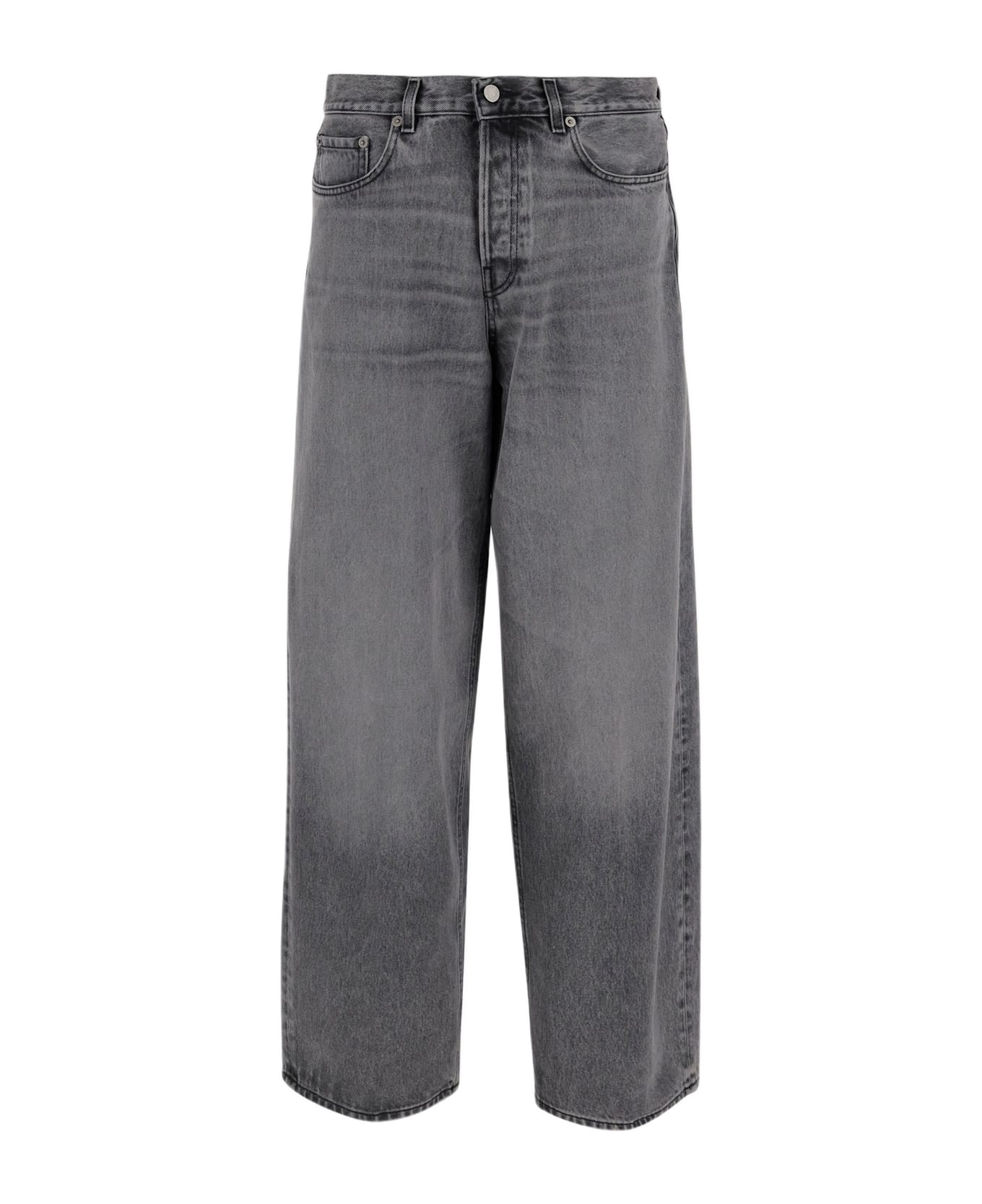 Haikure Cotton Denim Jeans - GREY