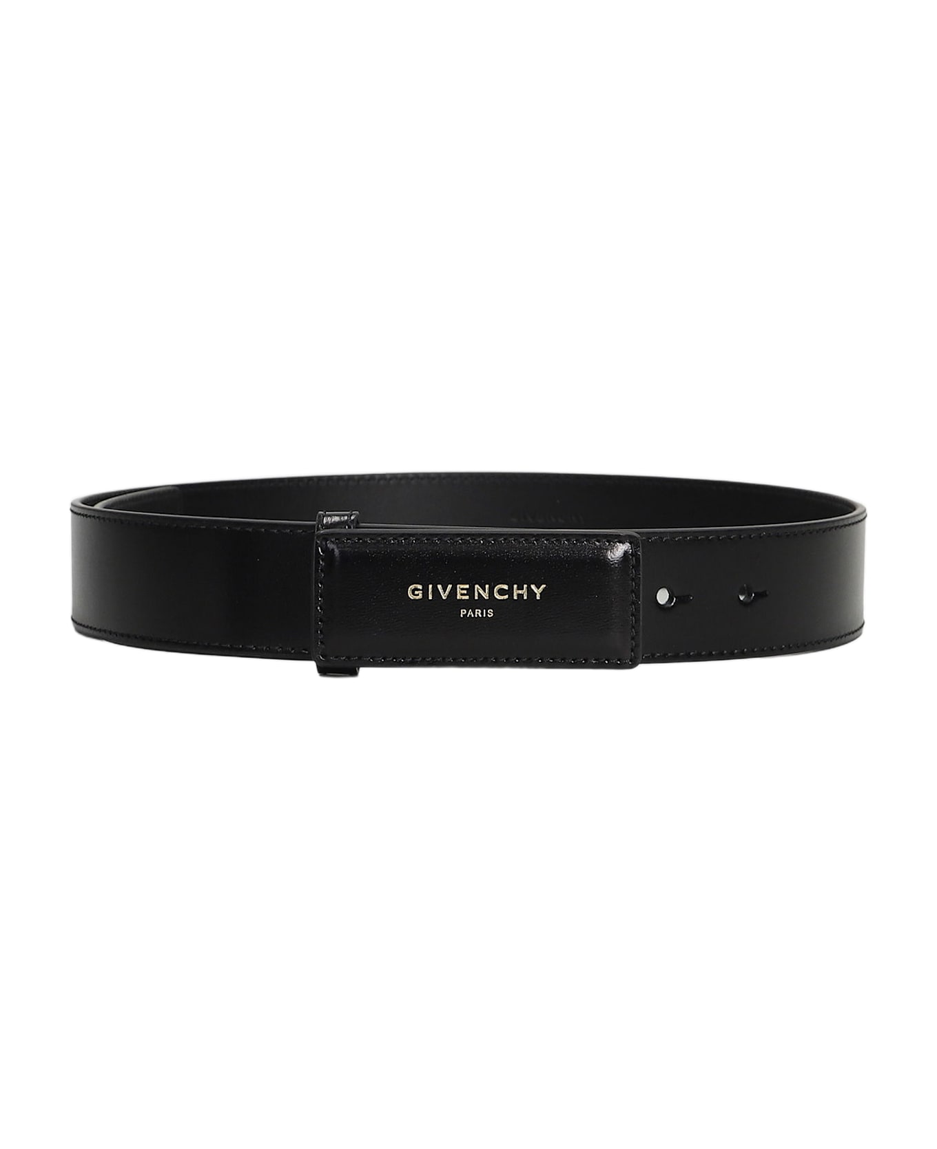 Givenchy Belts In Black Leather - black
