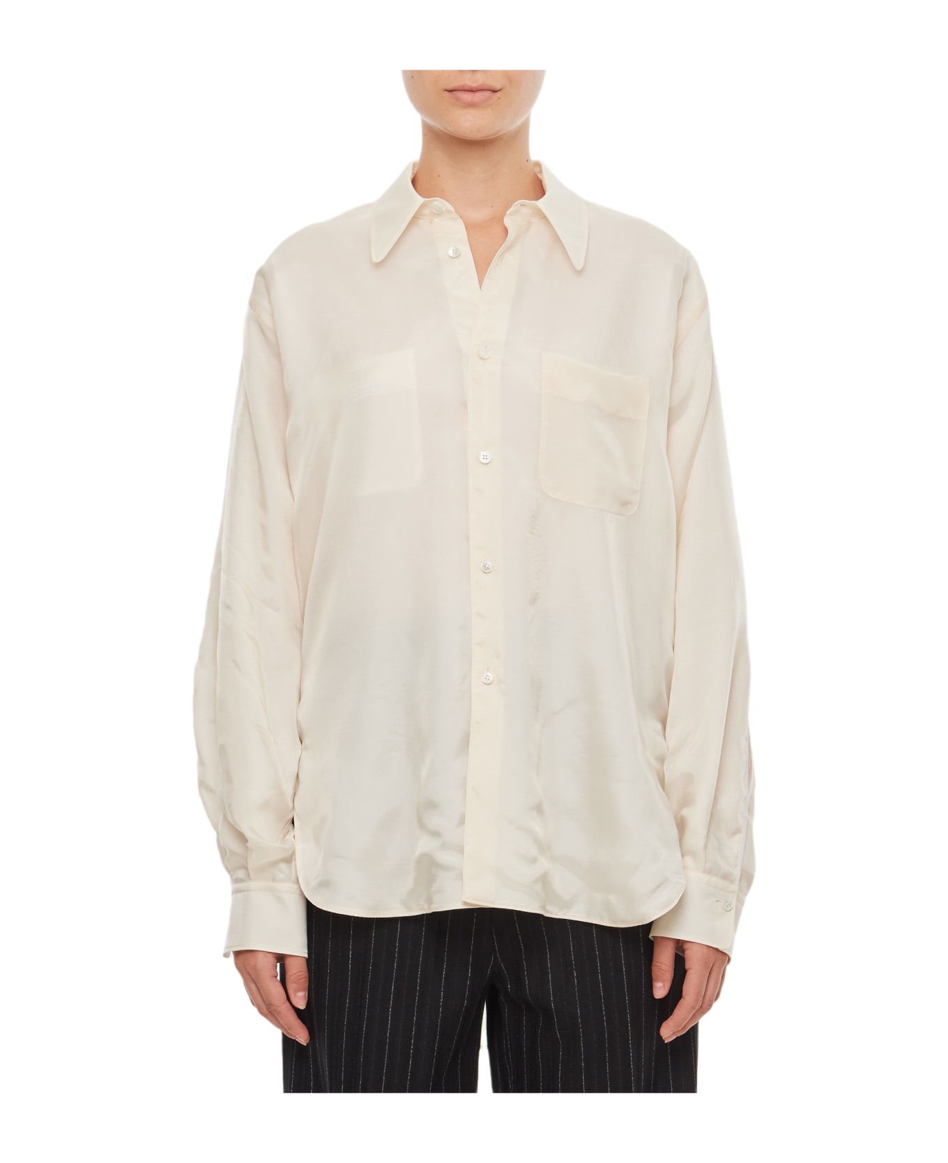 Quira Reversible Button-up Shirt - White