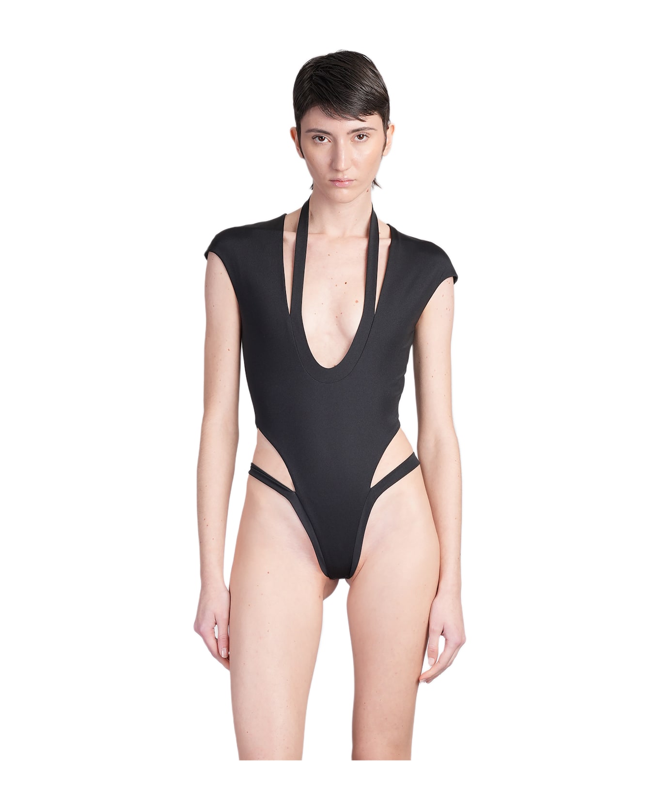 David Koma Beachwear In Black Polyamide - black