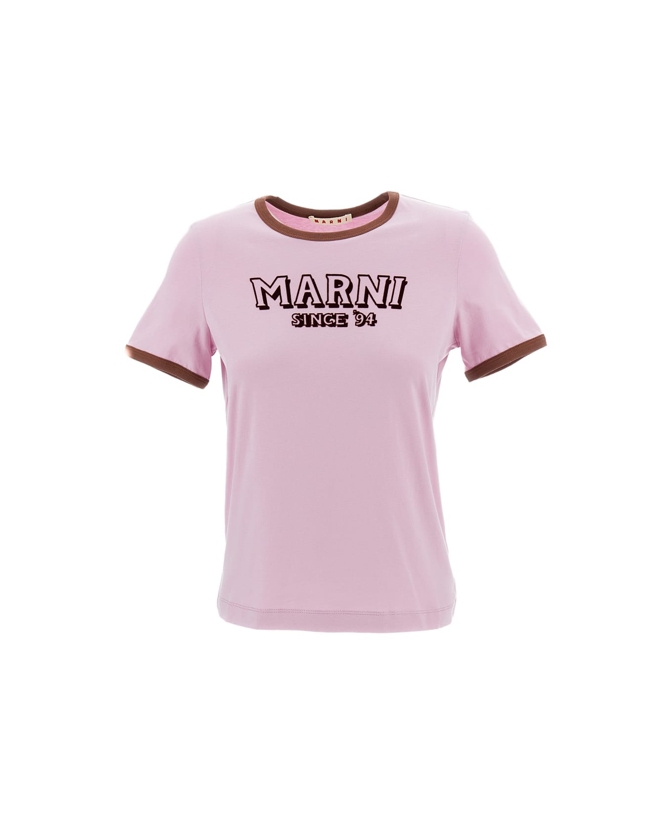 Marni T-shirt Logo - Pink