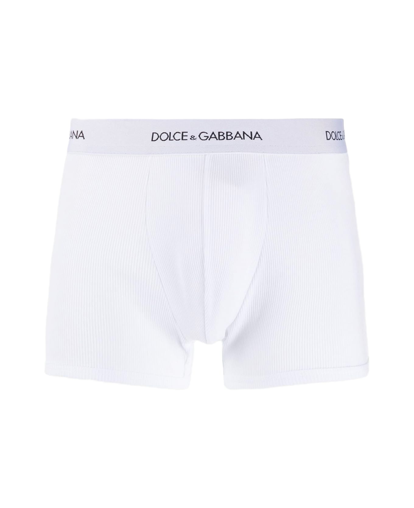 Dolce & Gabbana White Cotton Boxers - BIACO OTTICO