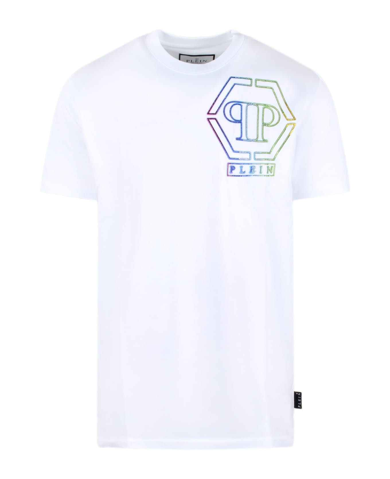 Philipp Plein Crewneck Ss T-shirt - White