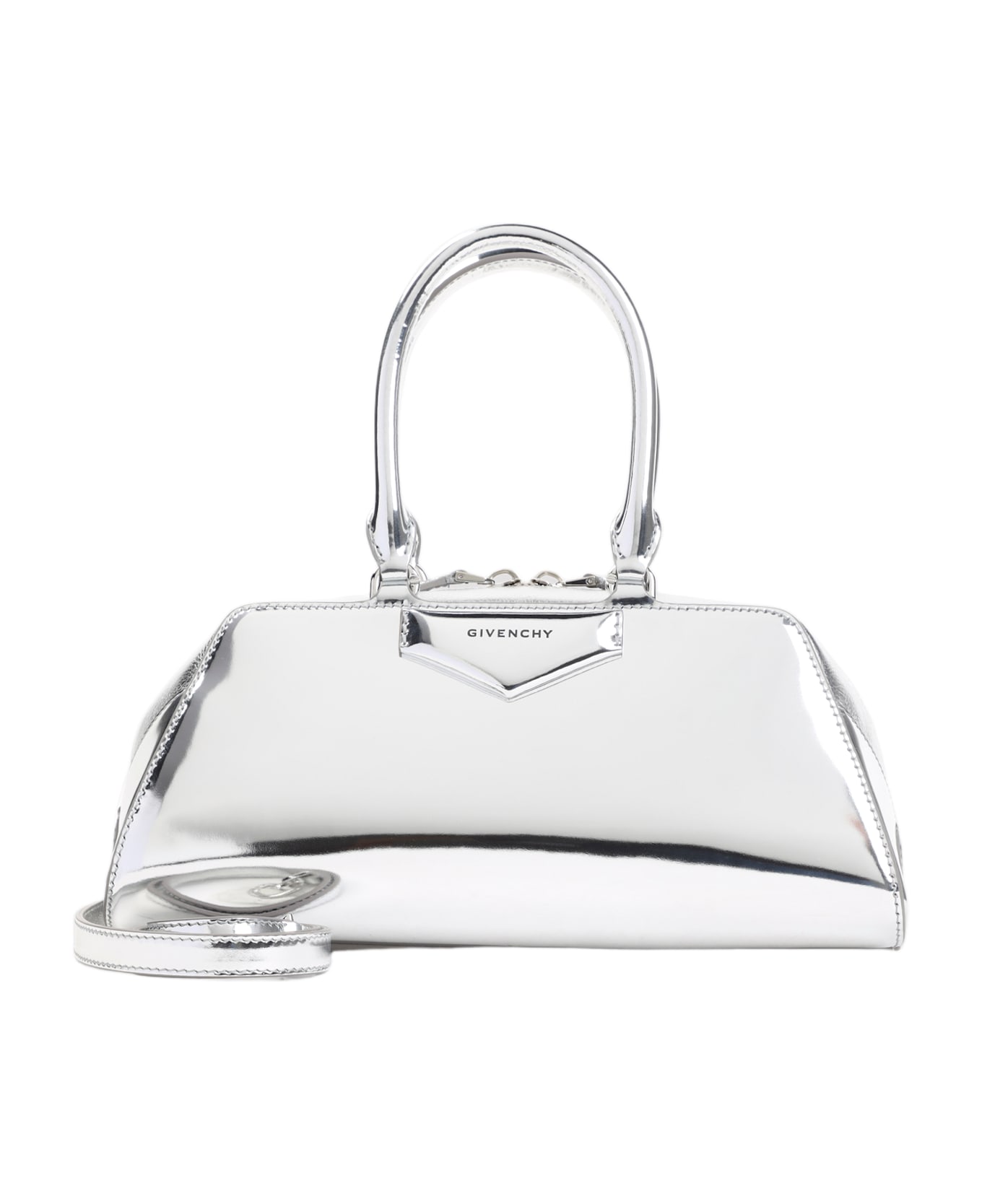 Givenchy Antigona Ew Small Handbag - Light Silvery