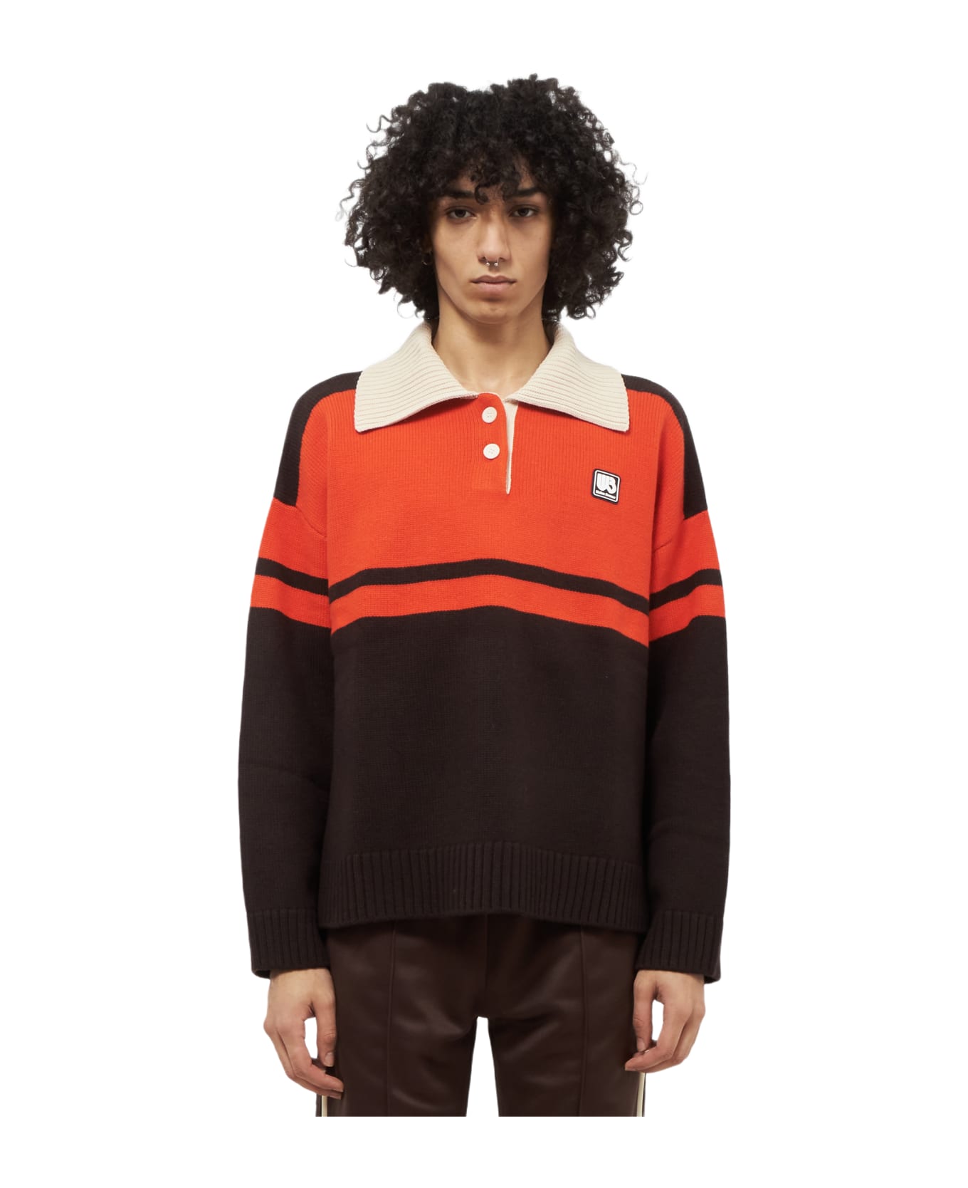 Wales Bonner Calm Polo Polo - red