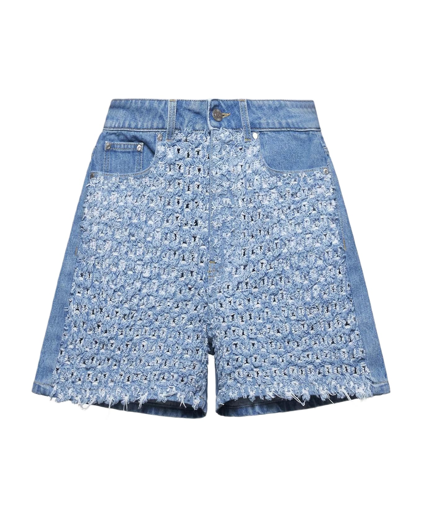 Stella McCartney Light Blue Denim Shorts - Light Blue