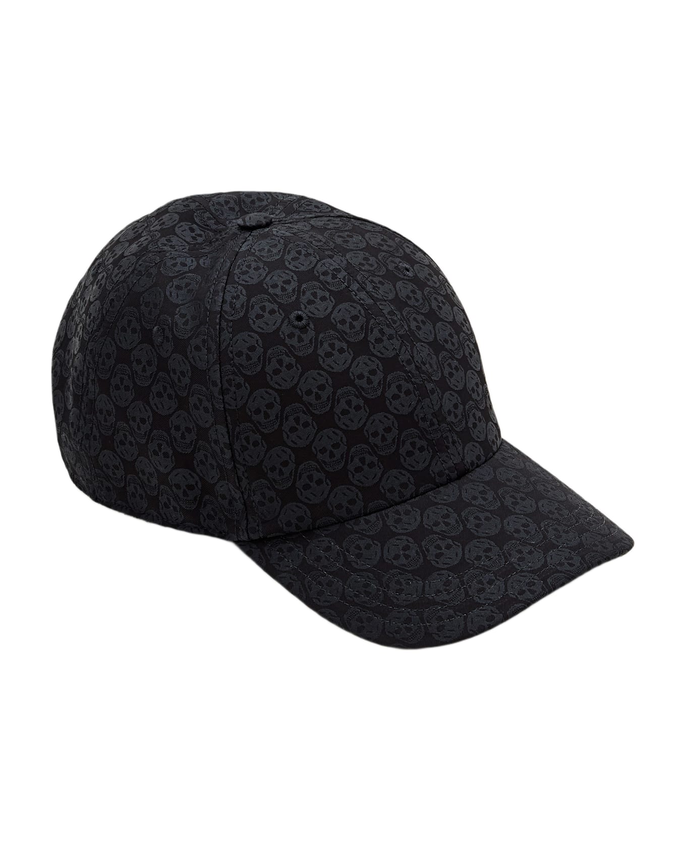 Alexander McQueen Skull Repeat Hat - Black