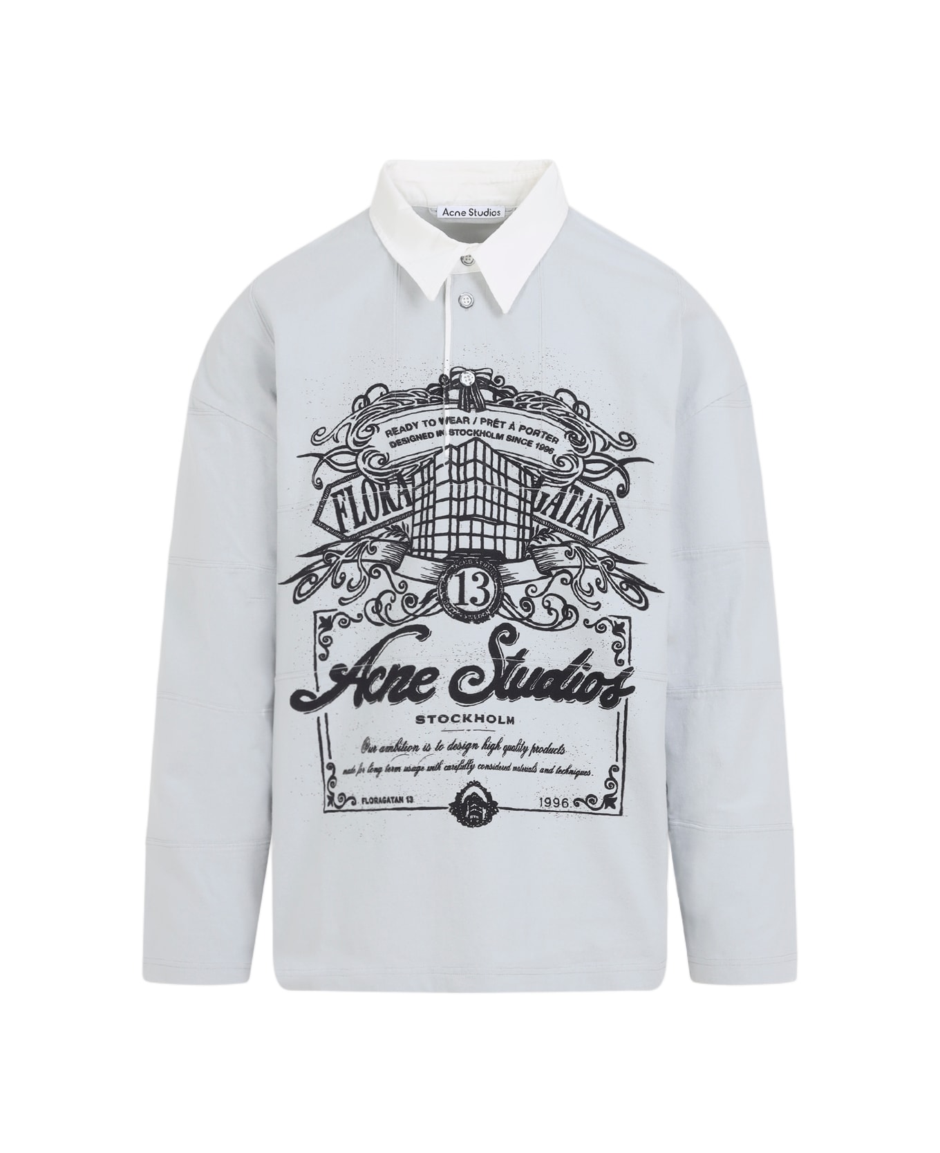 Acne Studios T-shirt - Aaa Cold Grey