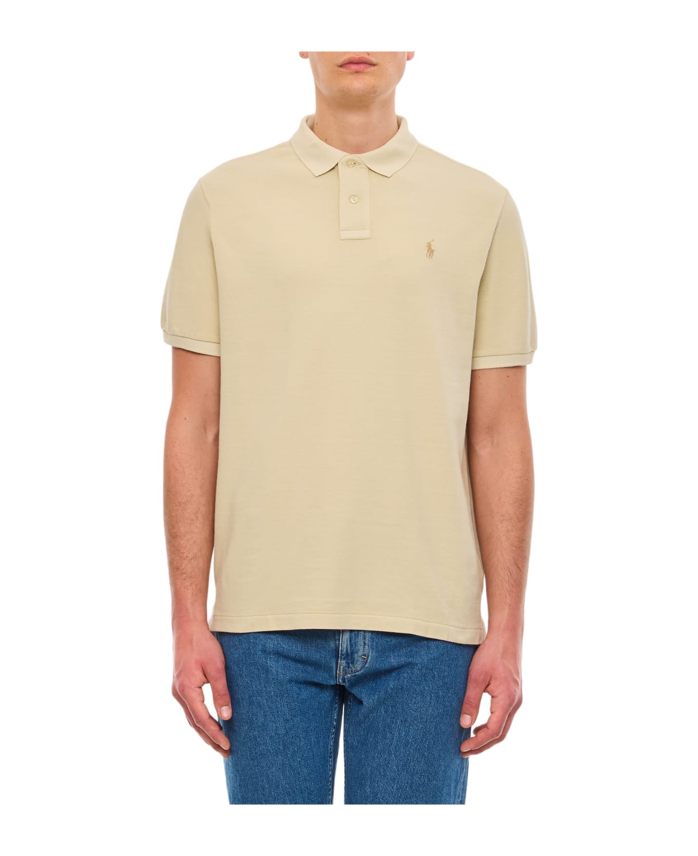 Ralph Lauren Cotton Polo Shirt - Natural