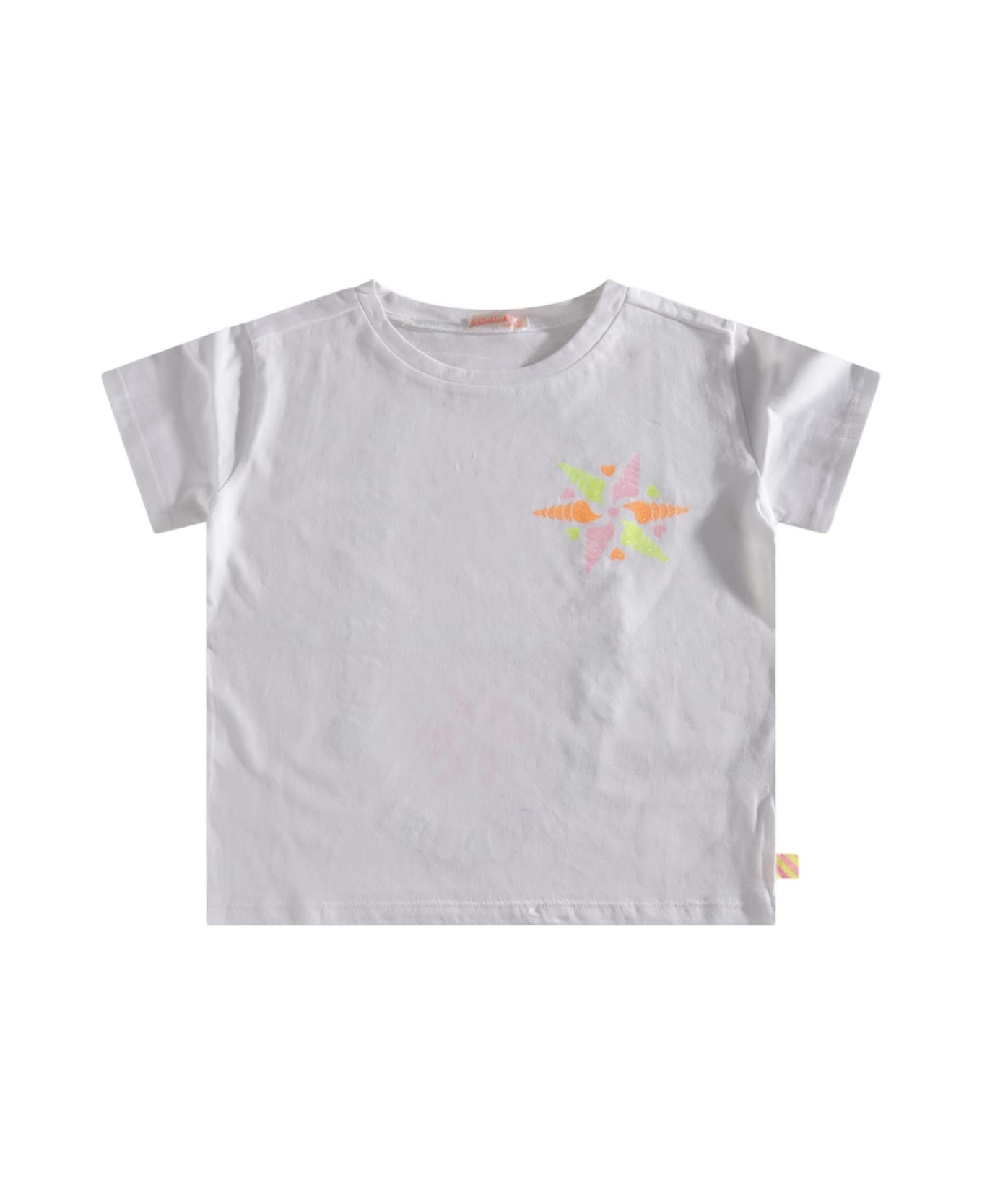 Billieblush White Cotton T-shirt - White