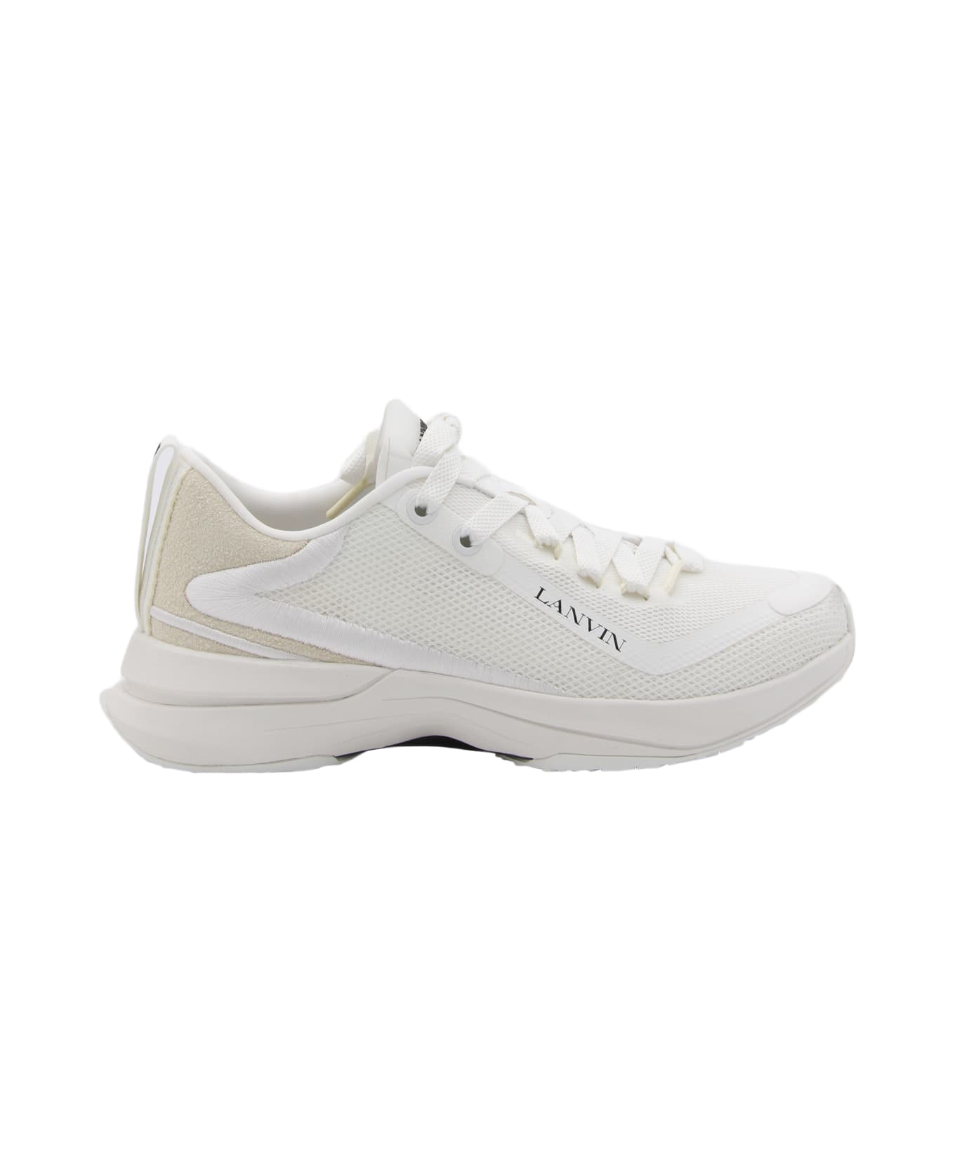 Lanvin White Leather Sneakers - White