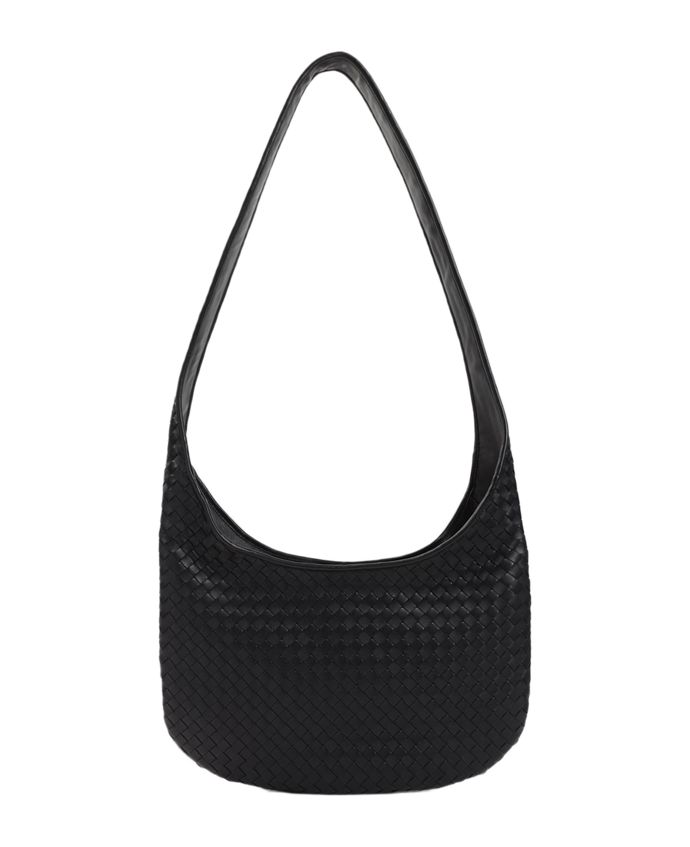 Bottega Veneta Archive Hobo Shoulder Bag - Black Silver
