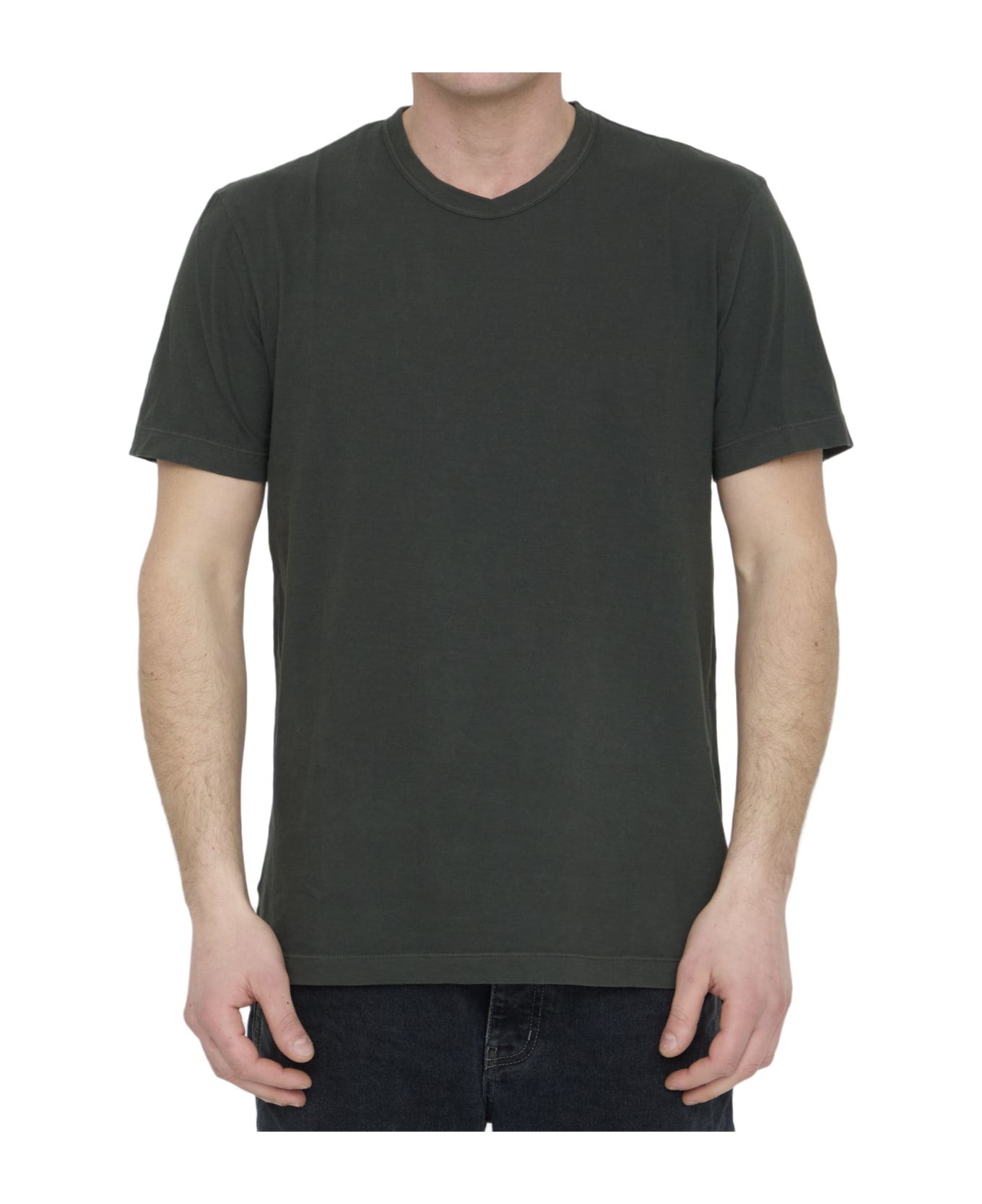 James Perse Cotton T-shirt - GREEN