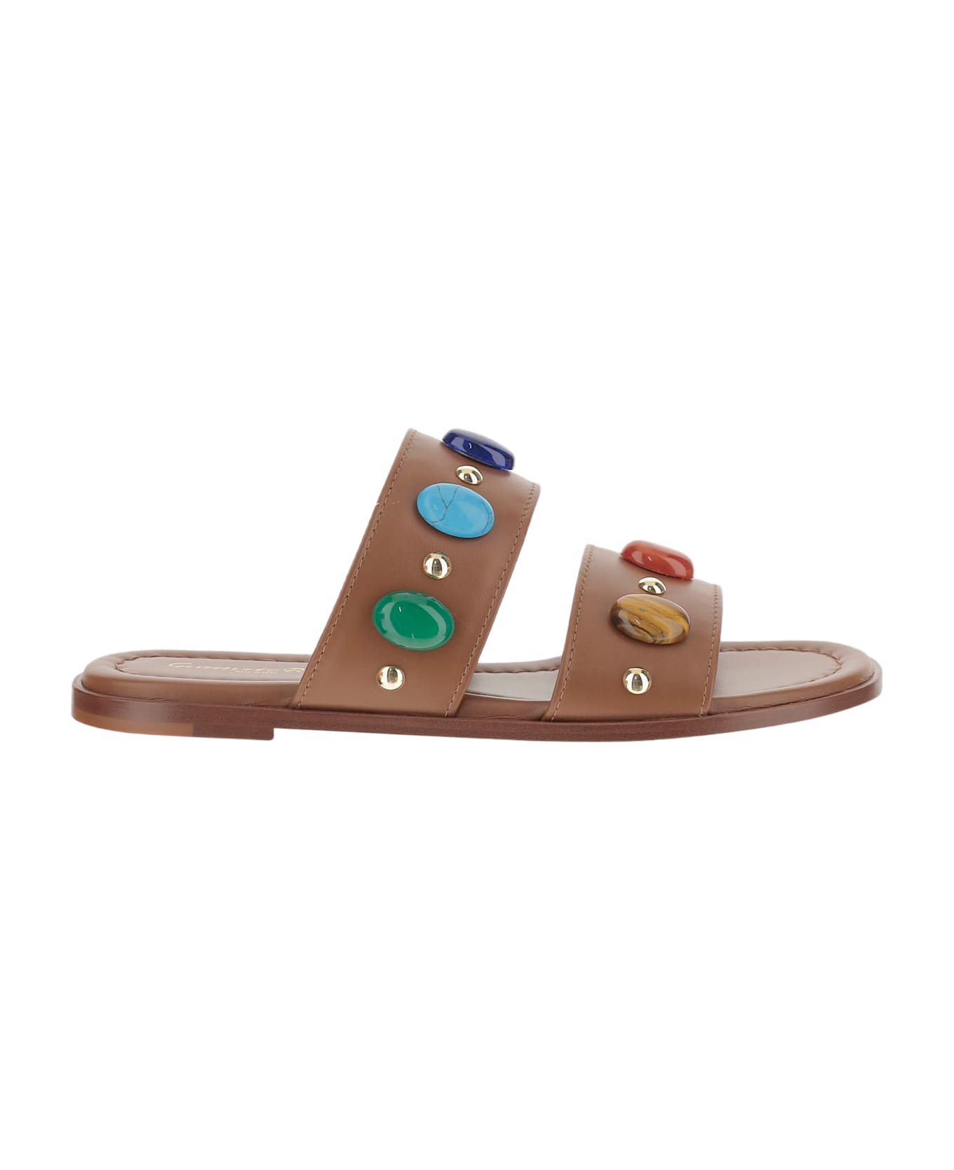 Gianvito Rossi Leather Sandals - Leather Brown