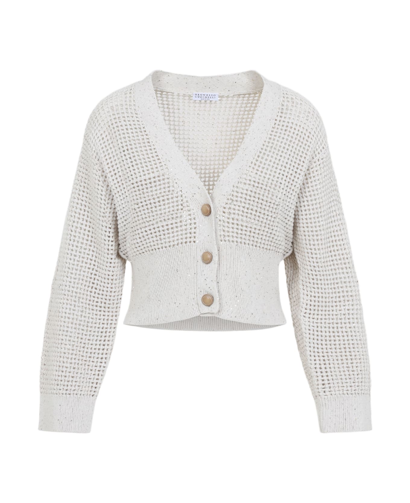 Brunello Cucinelli Cotton Cardigan - Avena