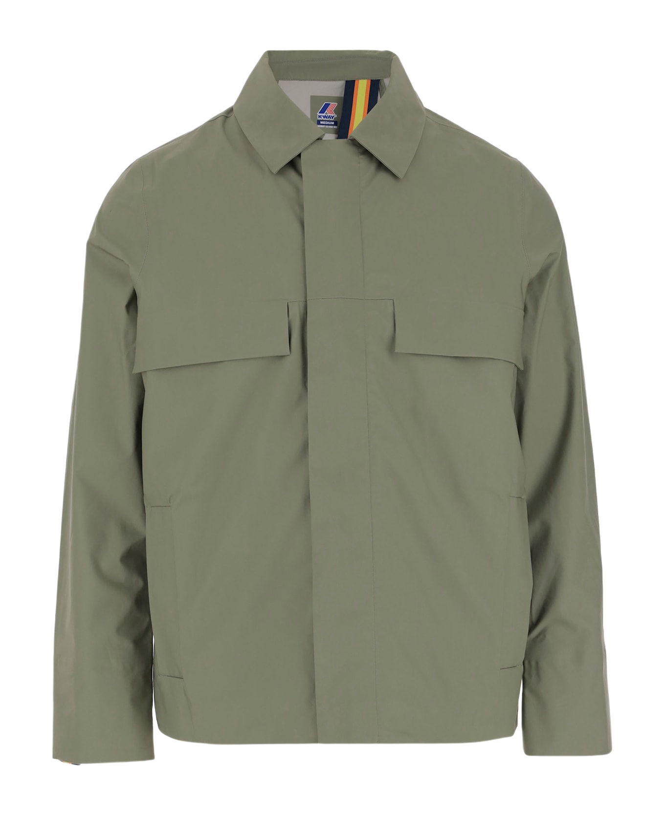 K-Way Windproof Cotton Jacket - Multicolore