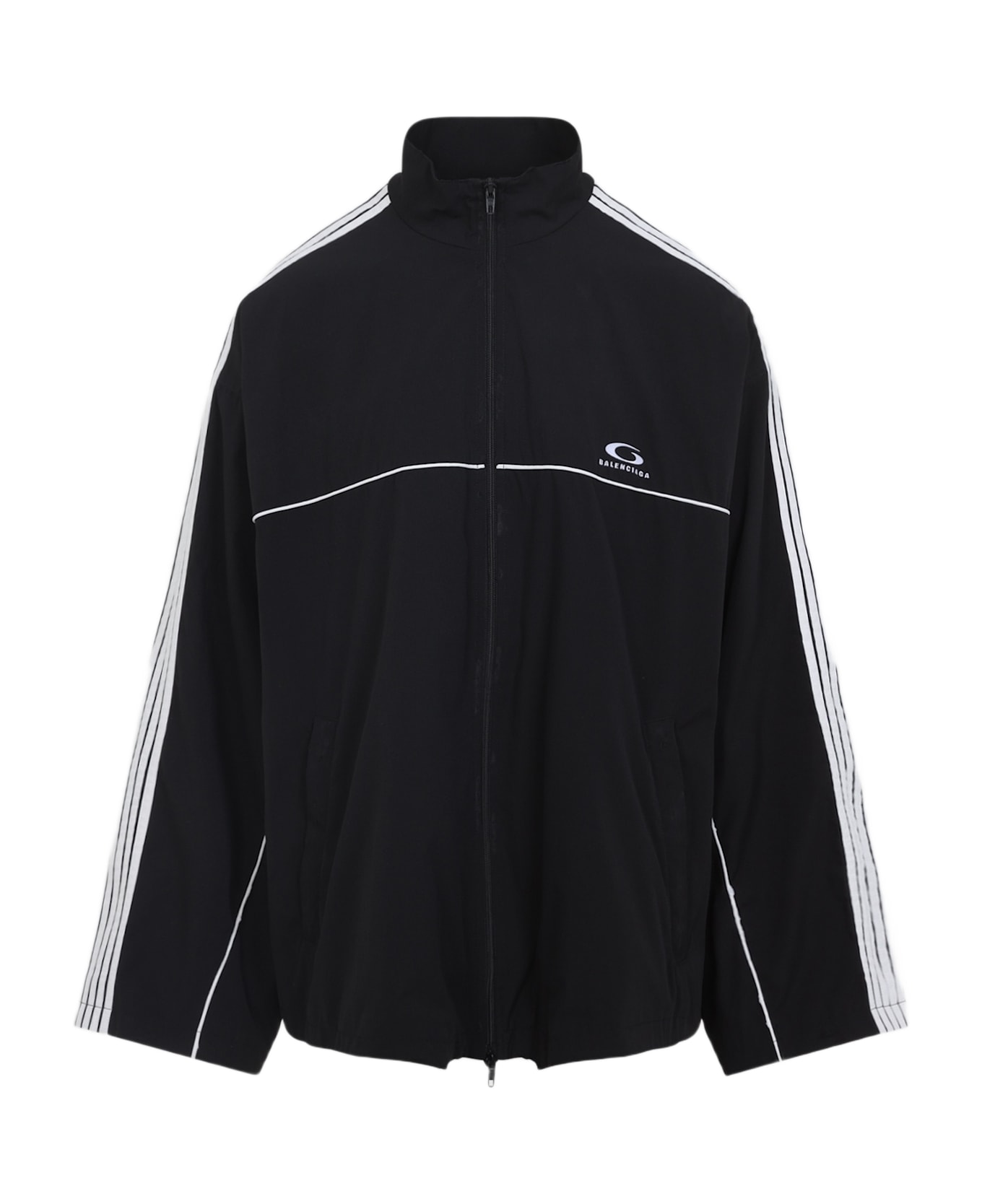Balenciaga Large Tracksuit Jacket - BLACK ジャケット